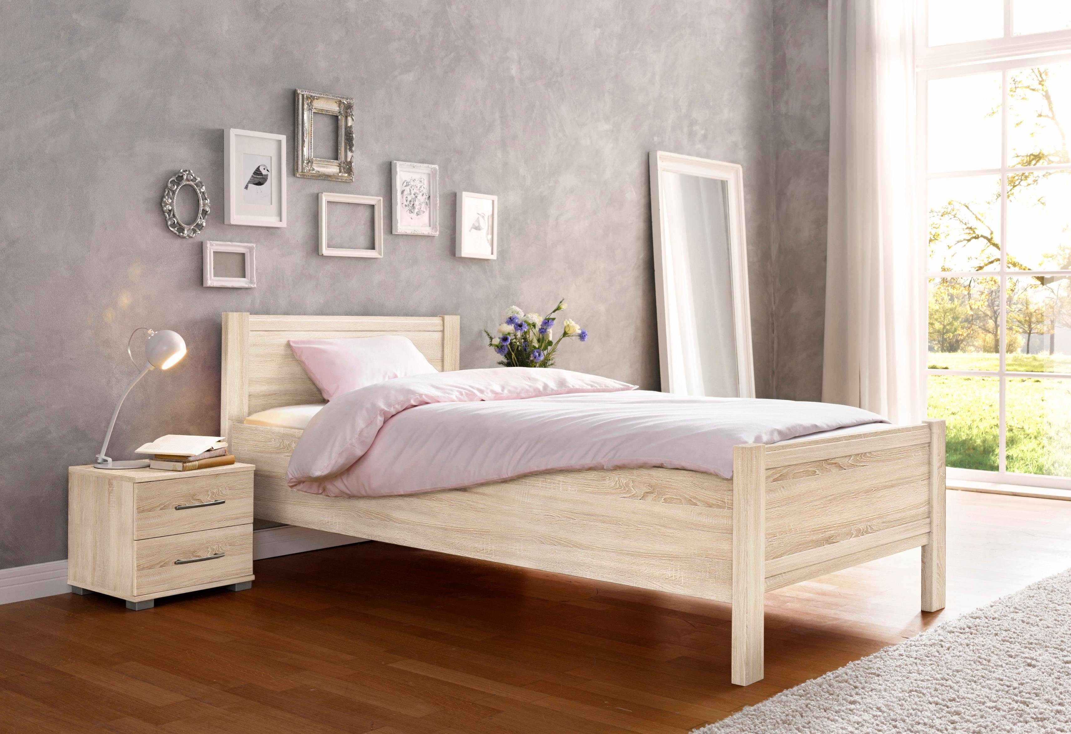 priess Bett Husum Schlafzimmer Jugendzimmer Rahmenbett, Komforthöhe, hochwertige Premium Qualität, für Motorrahmen geeignet – Bild 2 von 5