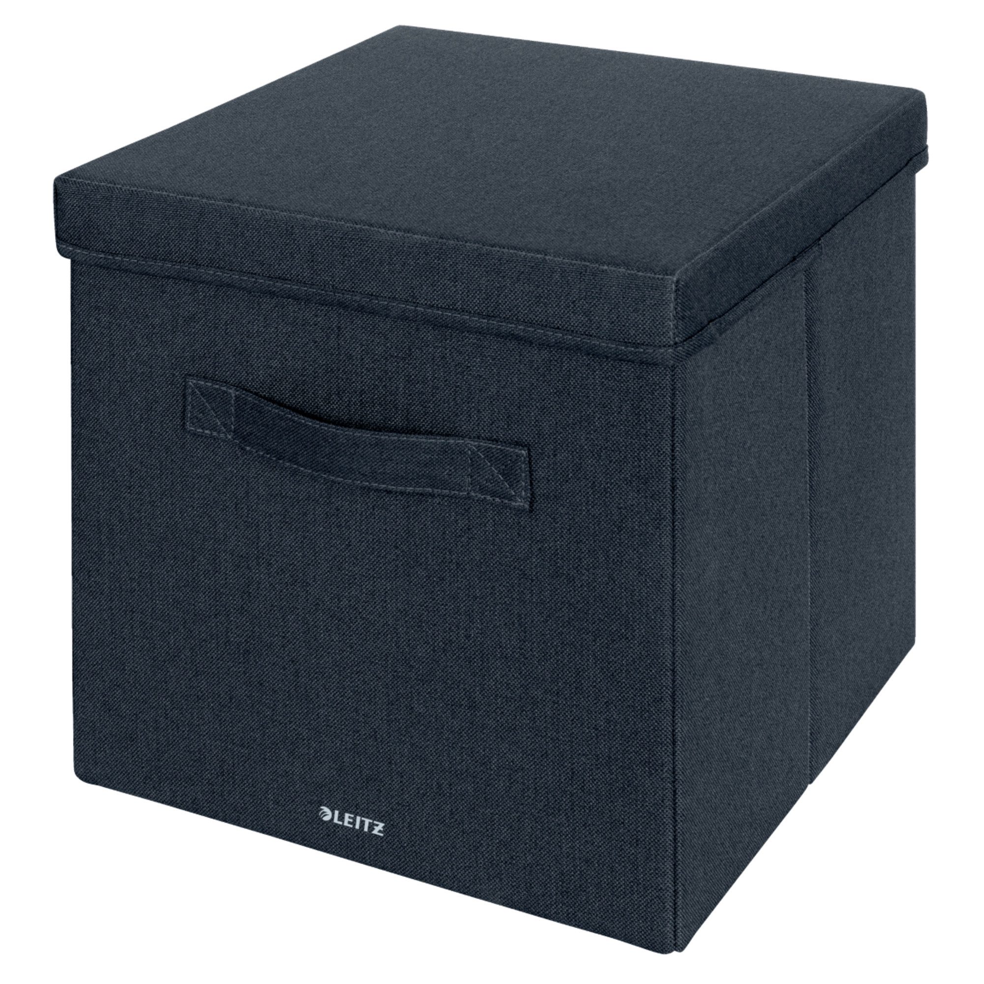Aufbewahrungsbox Leitz Aufbewahrungsbox mit Deckel groß grau Nr. 6145-89, PA= 2 Stück