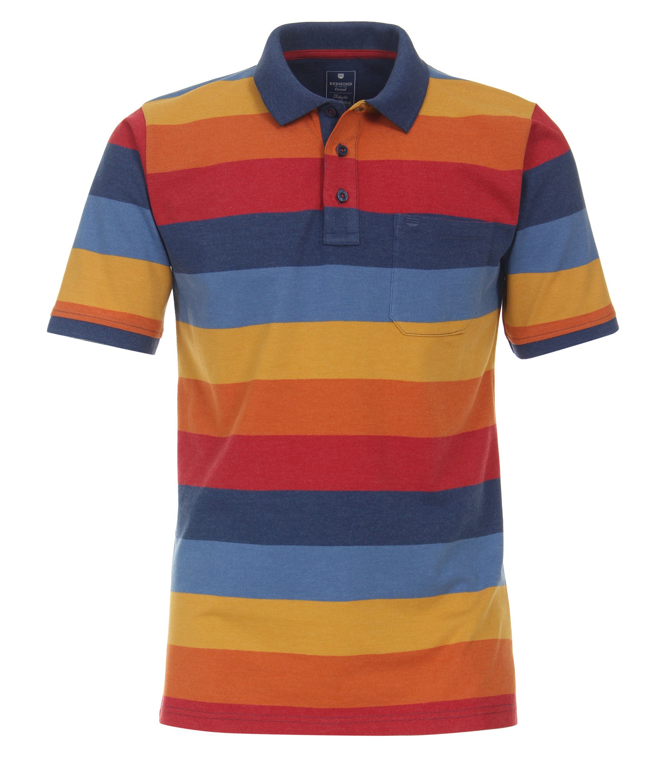 Poloshirt rot Redmond andere Muster 50