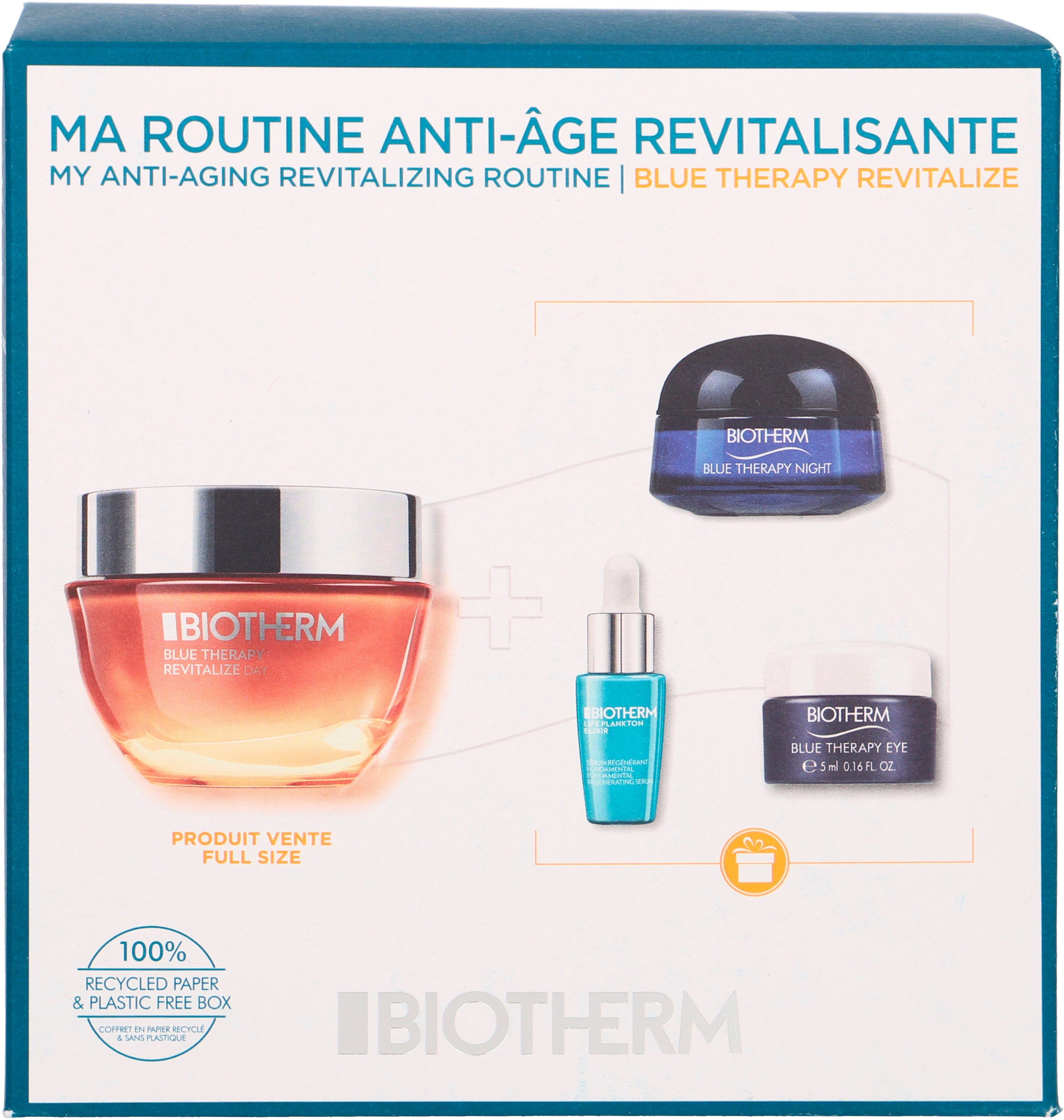 Revitalize BIOTHERM Blue 4-tlg. Cream Day Set, Therapy Gesichtspflege-Set Value