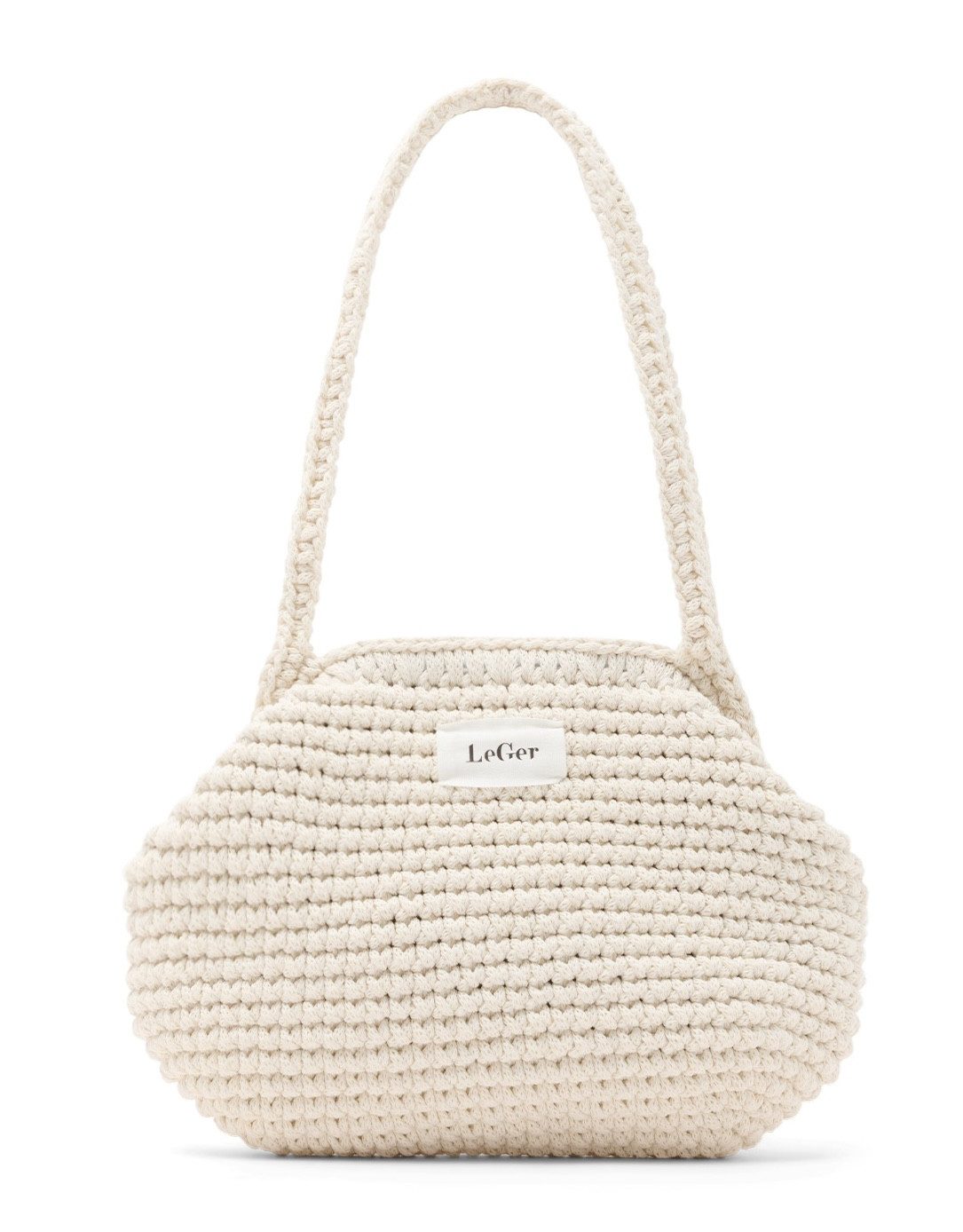 LeGer Handtasche Perle Bag, in Häkeloptik