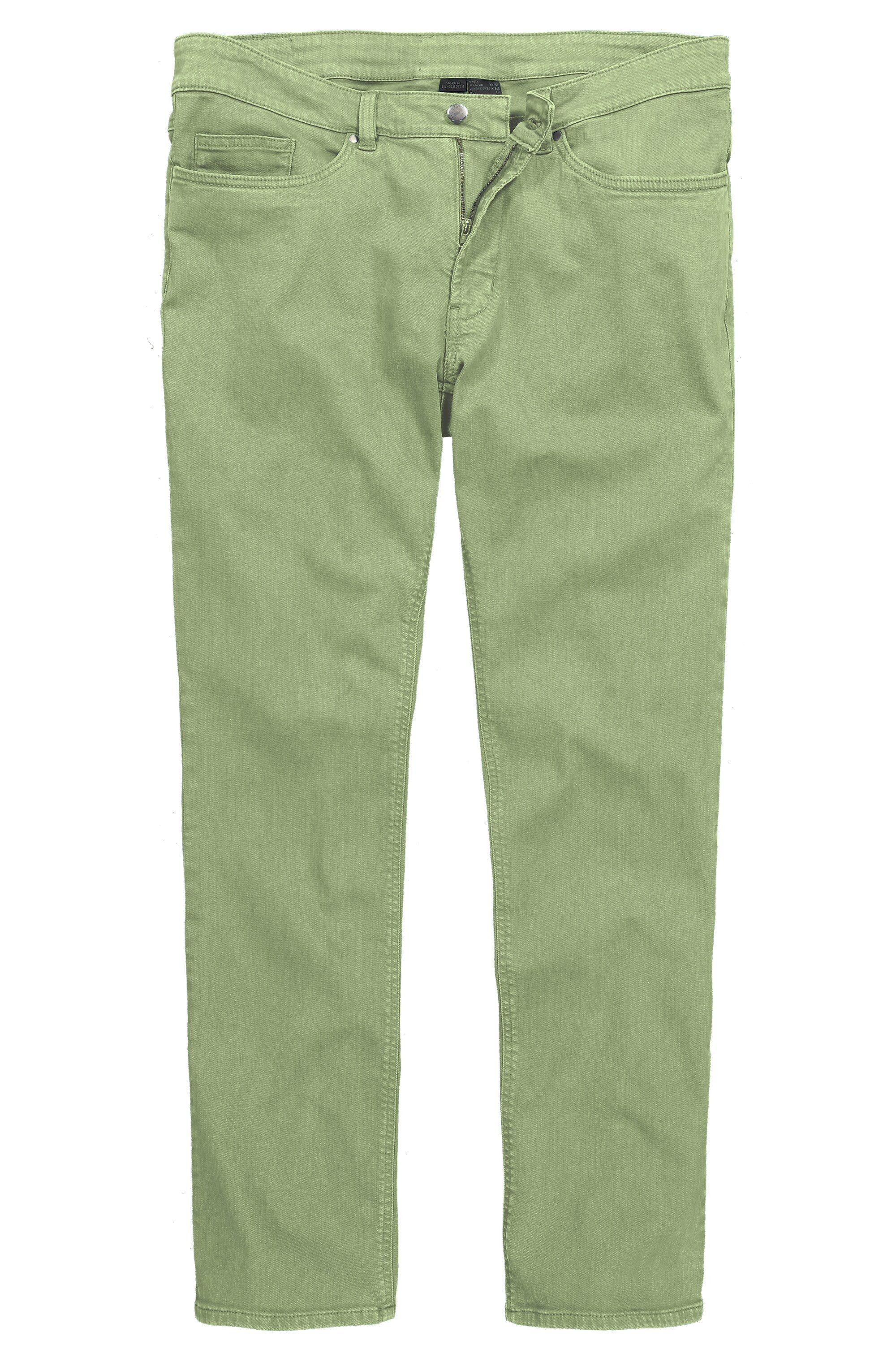 Men Plus 5-Pocket-Jeans Color-Jeans Denim Bauchfit Regular Fit 5-Pocket – Bild 2 von 5