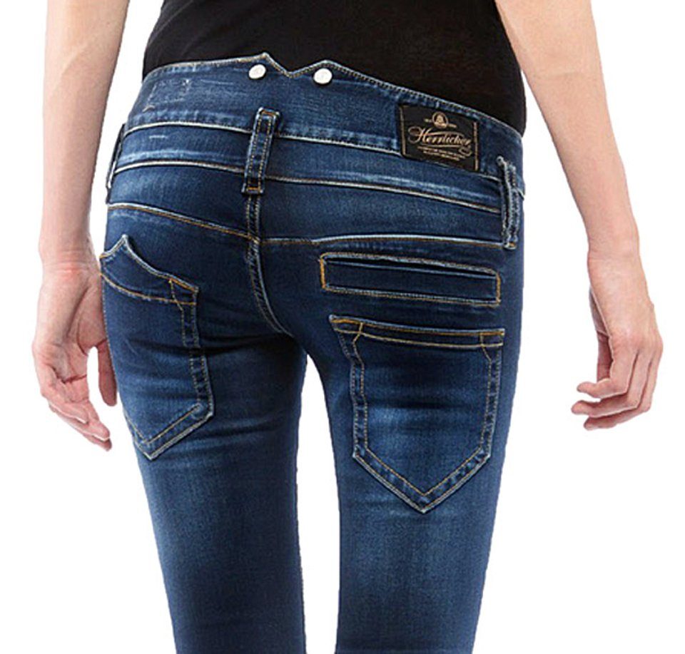 Stretch mit stretch Pitch clean Herrlicher Denim slim Slim-fit-Jeans