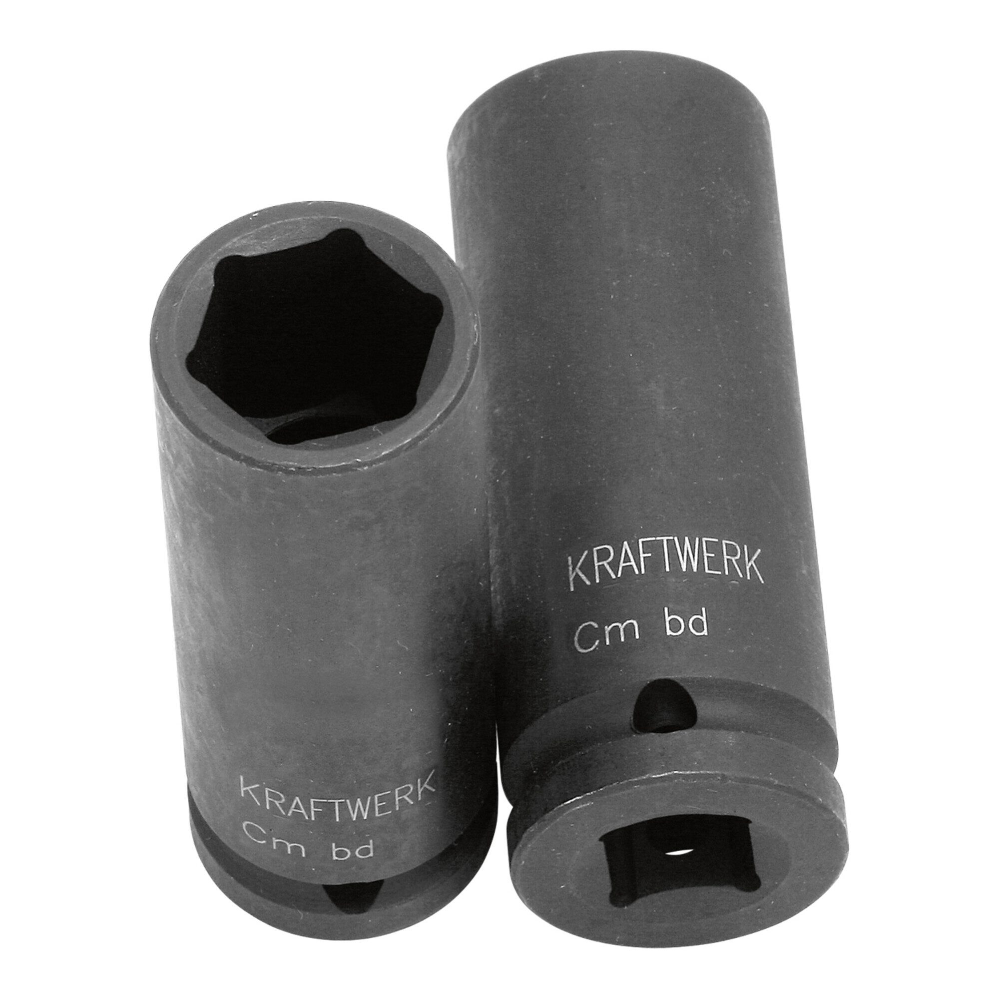 Kraftwerk Stecknuss Kraftwerk 1/2" Tiefe Schlag-Stecknuss 13 mm