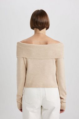 DeFacto Strickpullover Damen Strickpullover FITTED