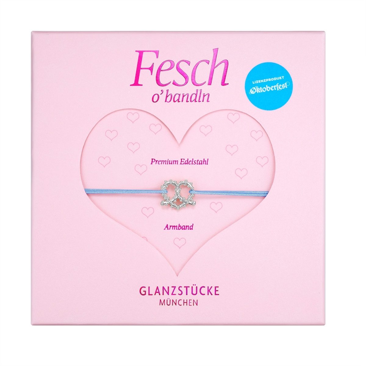 Glanzstücke München Armband Herz-Breze silber