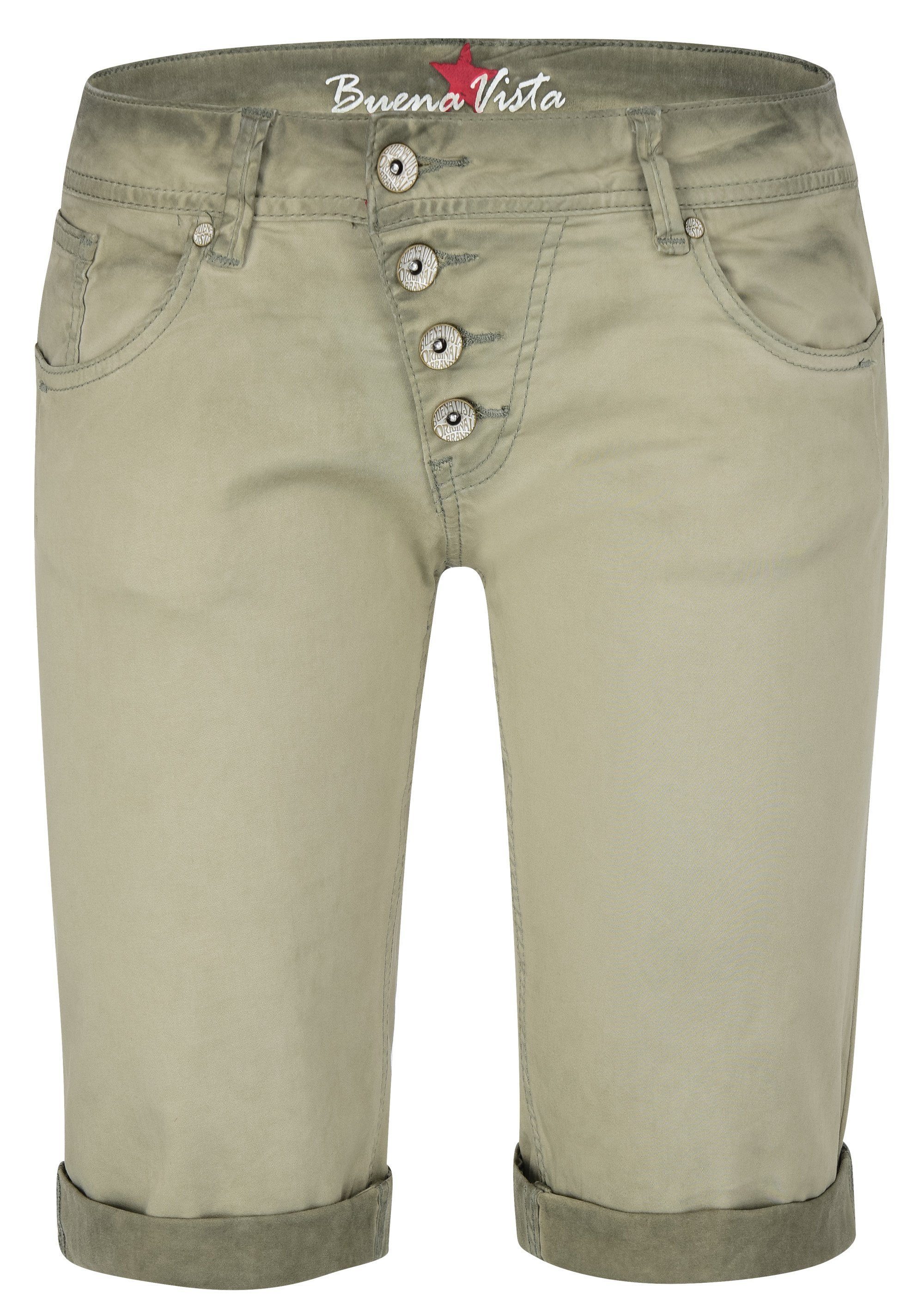 Buena Vista Stretch-Jeans BUENA VISTA MALIBU SHORT soft lily pad 2105 J5025 4003 BS5.2043 -
