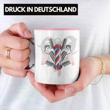 Trendation Tasse Trendation - Friseurin Tasse Geschenk Schere Grafik Frisörin Geschenkidee Geburtstag Weihnachten Lustig Hair Stylistin