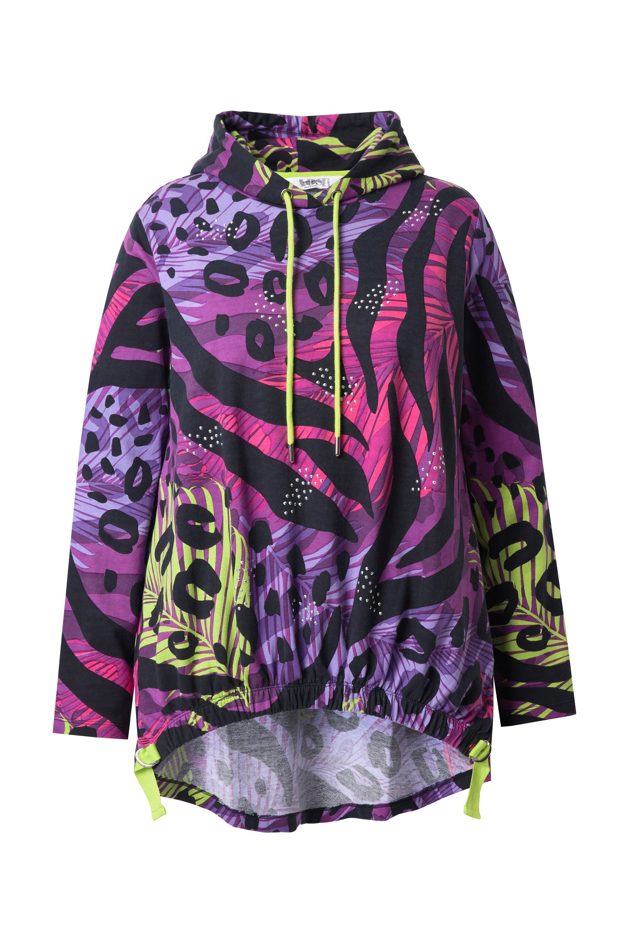 Angel of Style Sweatshirt Hoodie Patchdruck Ziernieten Kapuze günstig online kaufen