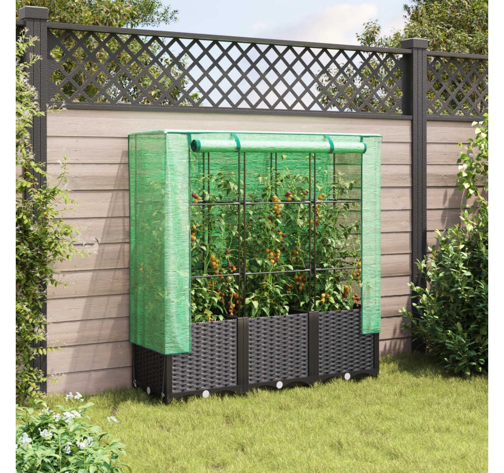 vidaXL Hochbeet, Hochbeet mit Gewächsha... vidaXL Hochbeet, Hochbeet mit Gewächsha...