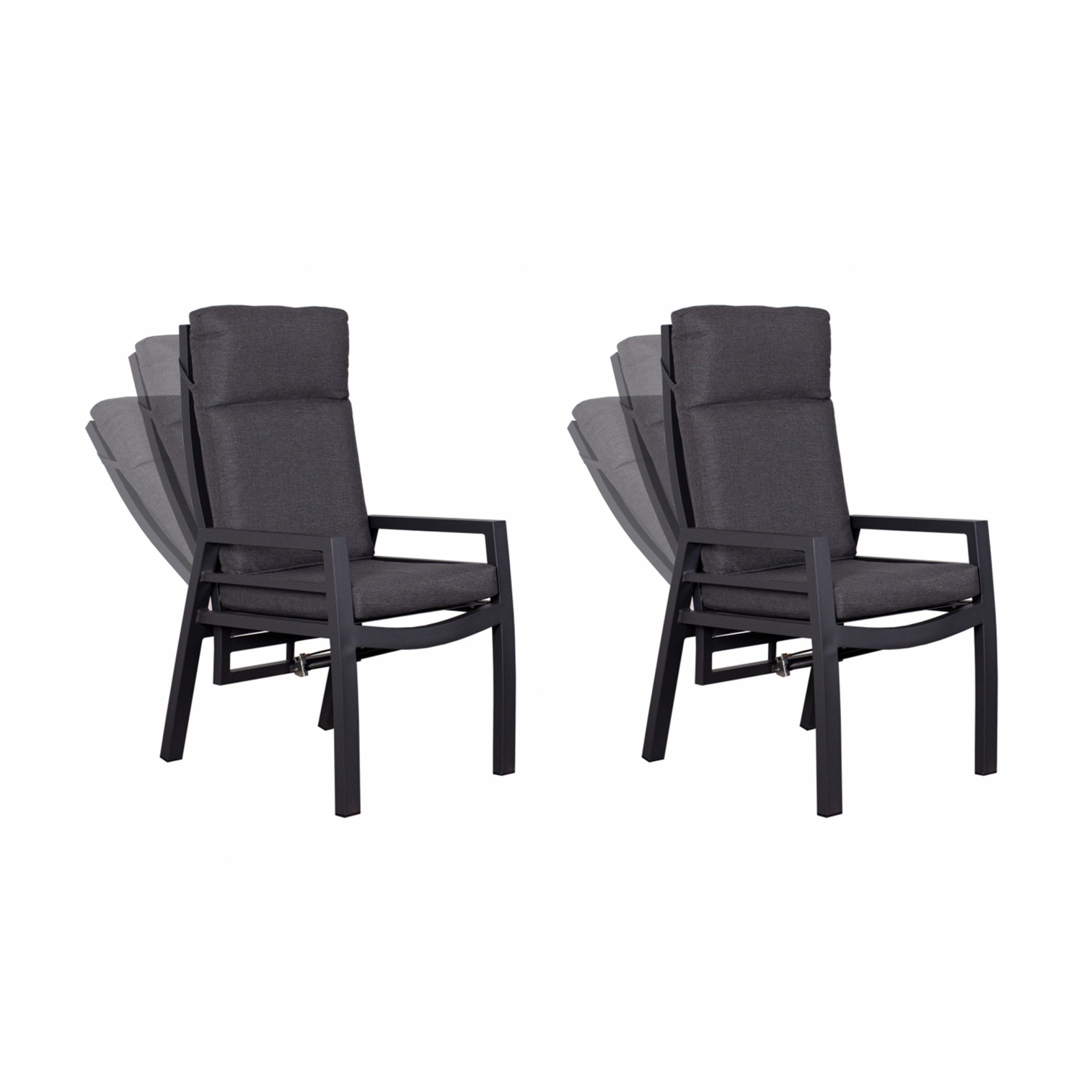 deVries Gartenstuhl deVries 2x Dining/Relax-Sessel "MONTANA" 2 Stück Gartenstuhl 60 x 67