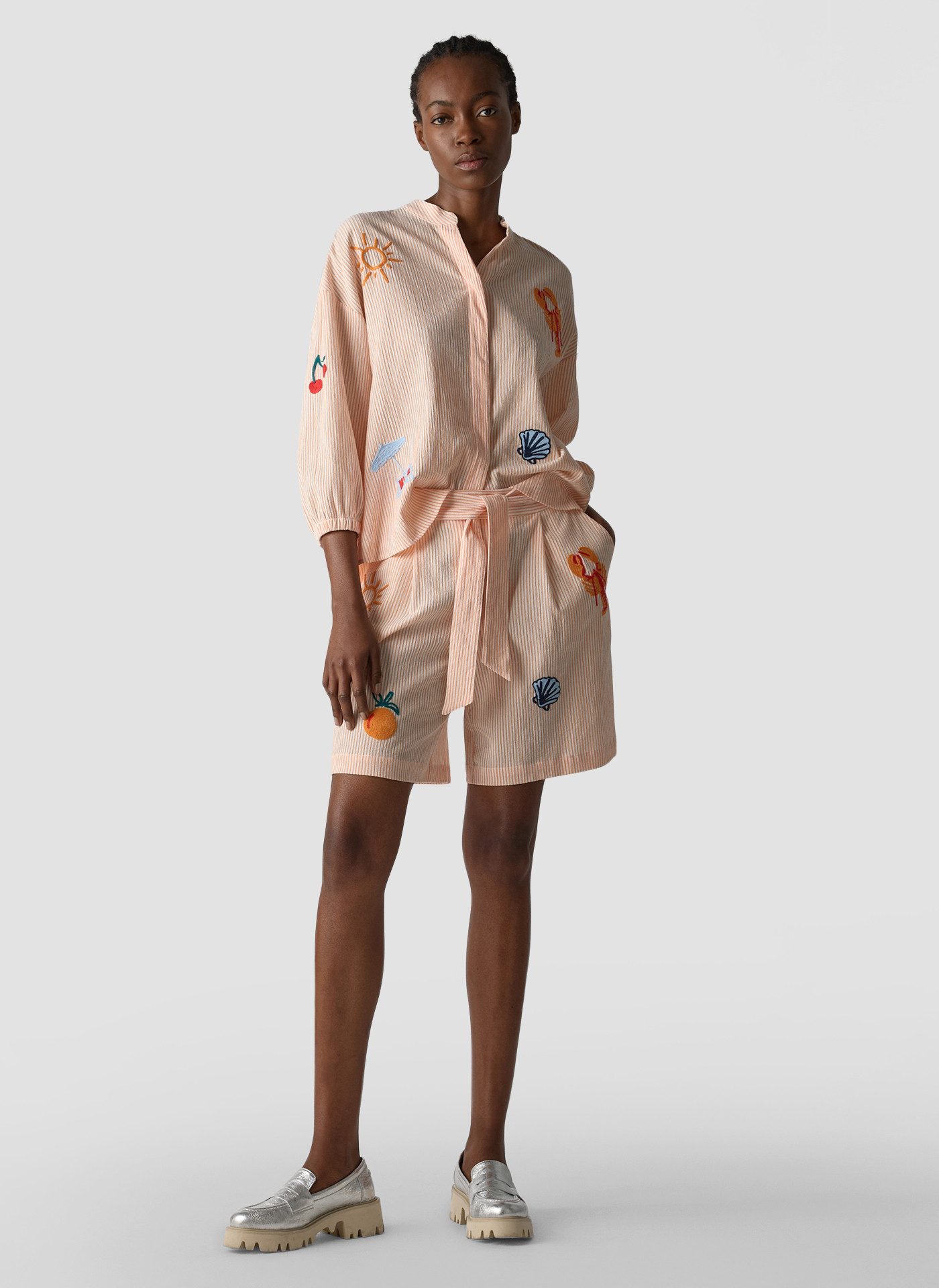 LeComte Kurzarmshirt Orange Juice