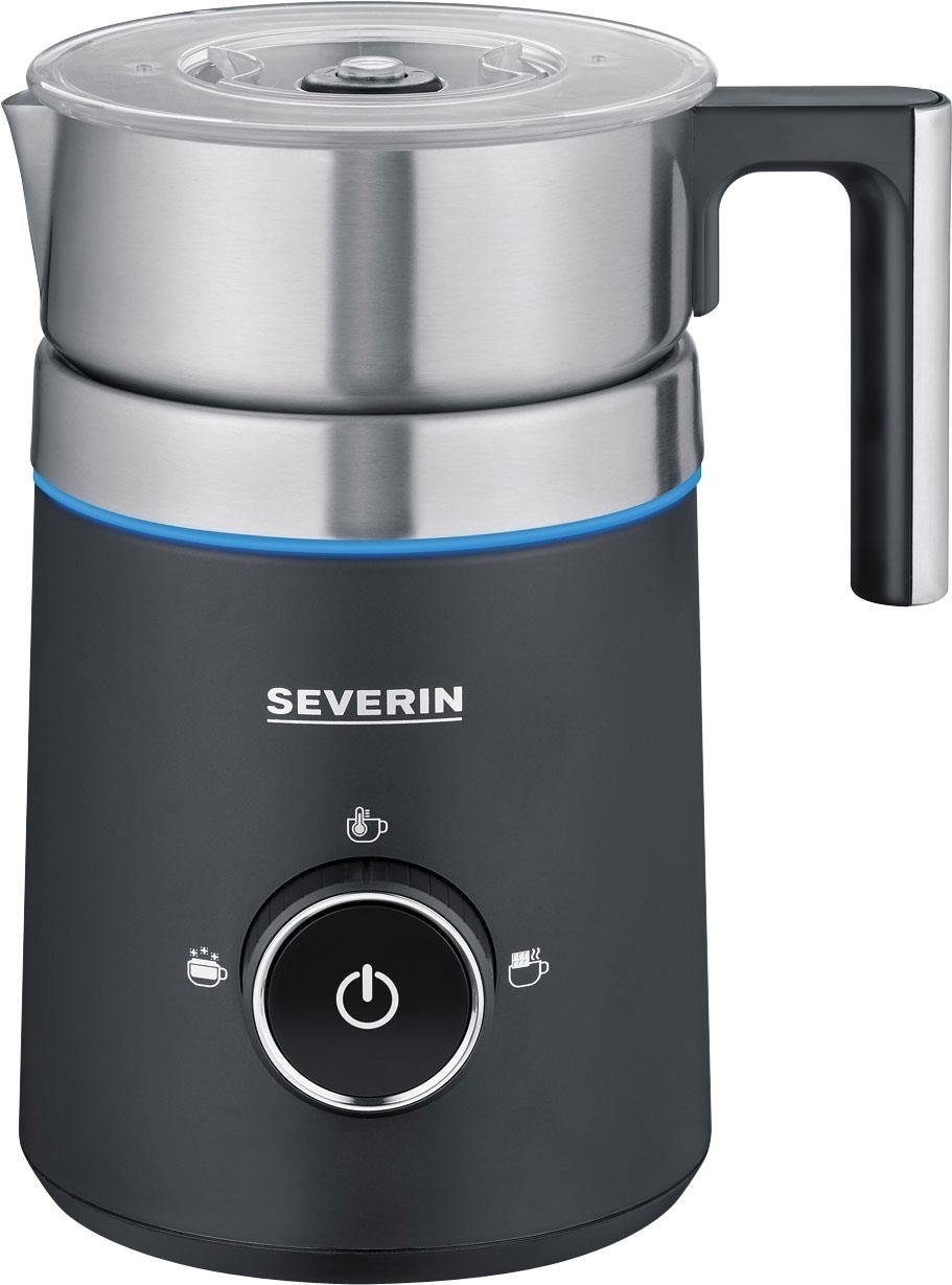 Severin Milchaufschäumer SM 3585 Spuma 500, 500 W, punktgenaues Ausgießen - Barista-Ausgusszotte, mit Schokoladenfunktion