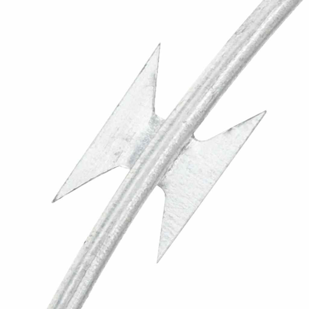 vidaXL Spanngurt NATO-Stacheldraht Verzinkter Stahl 300 m