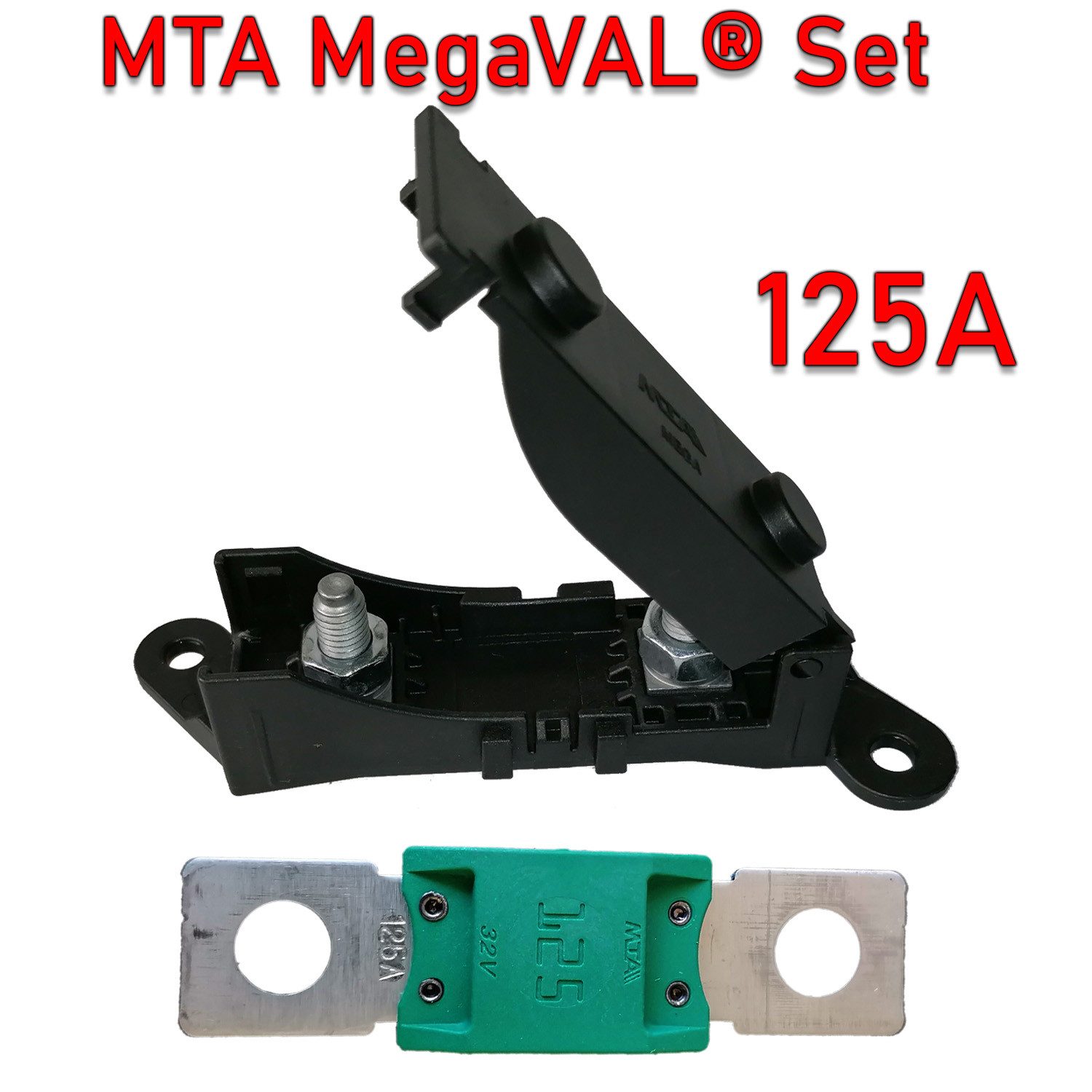 Kfz-Sicherungshalter MTA MegaVAL Sicherungshalter anreihbar inkl. Sicherung 125A