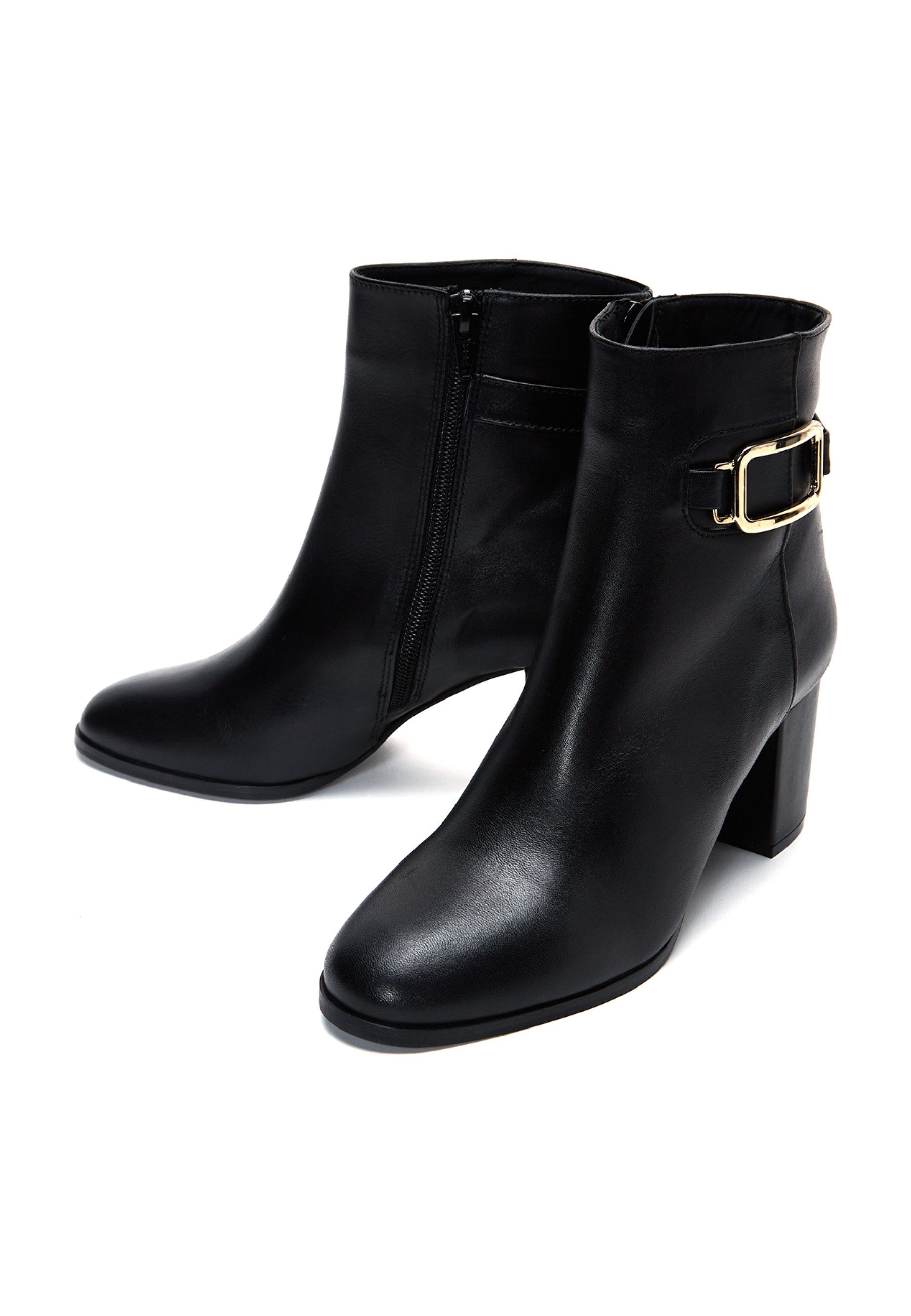 Derimod Absatz-Stiefeletten aus Leder Ankleboots