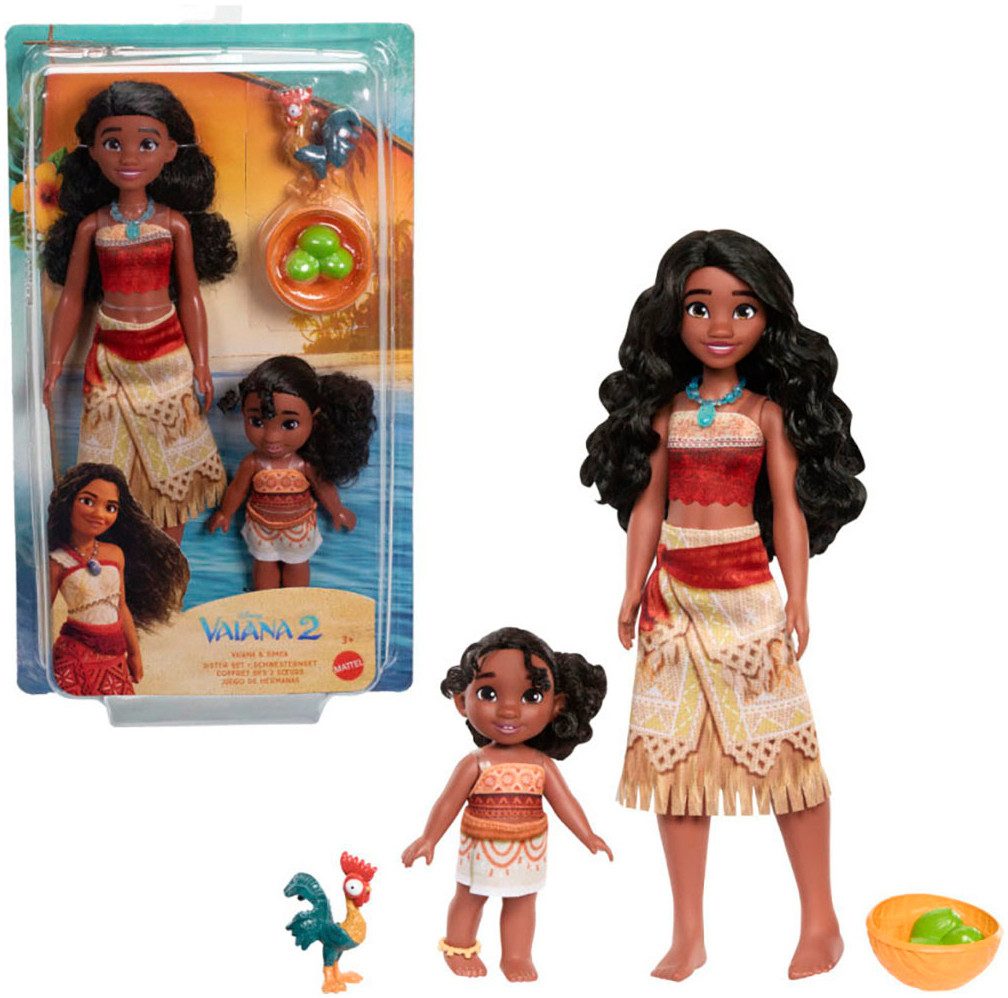 Mattel® Anziehpuppe Disney Vaiana 2, Schwesternset günstig online kaufen