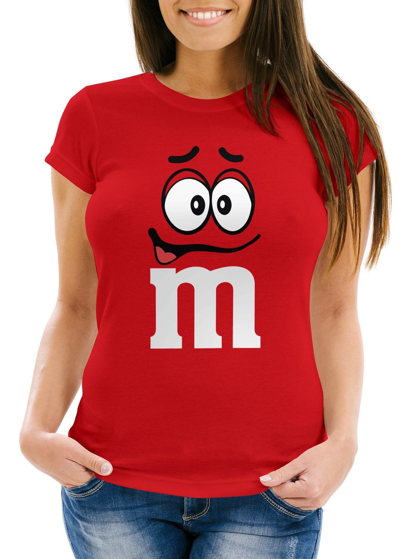MoonWorks Print-Shirt Damen T-Shirt Fasching Karneval günstig online kaufen