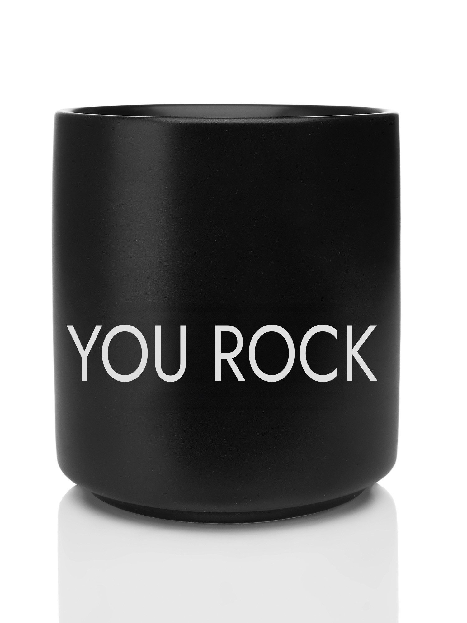 Tasse Schwarz You Rock Tasse Schlicht Valentinstaggeschenk für die Liebste