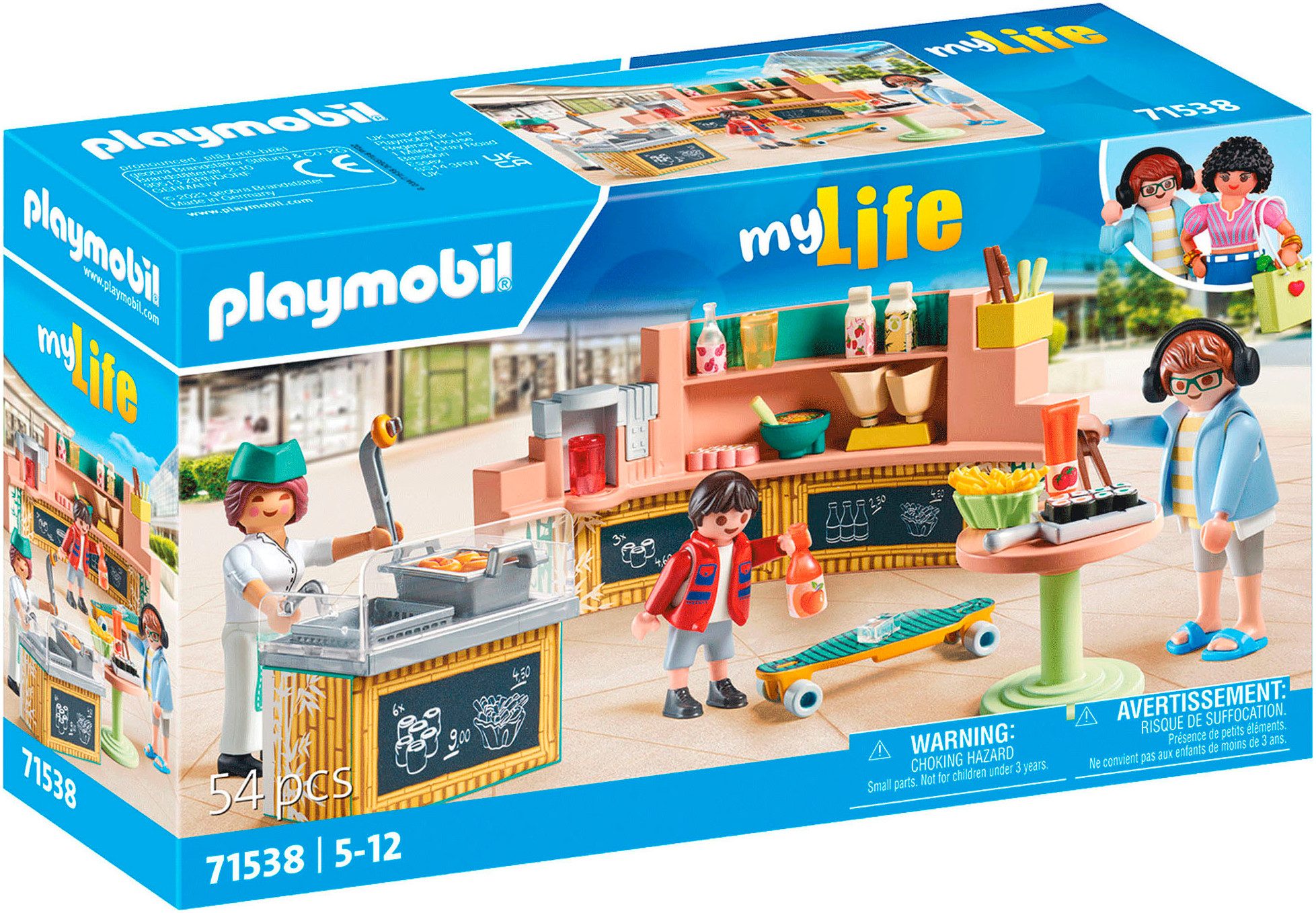 Playmobil® Food Lounge (71538), My Life Konstruktions-Spielset, (54 St), Ma günstig online kaufen