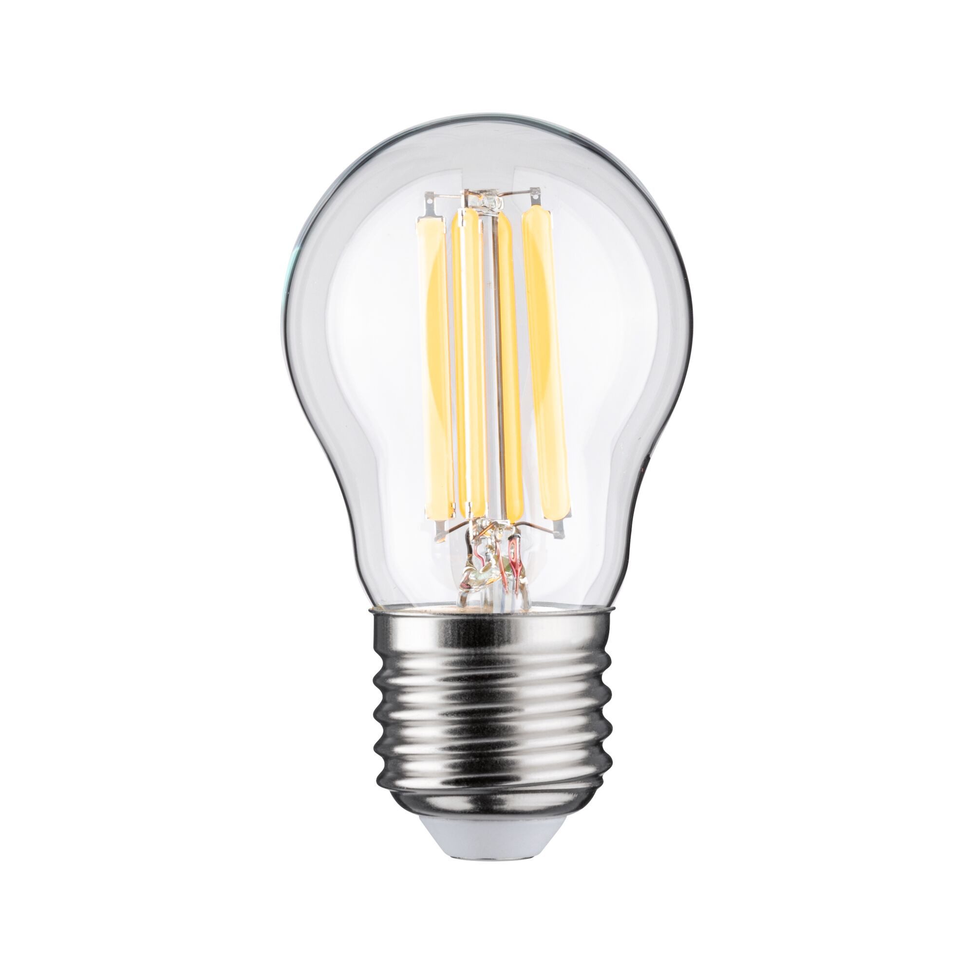 Paulmann LED-Leuchtmittel Eco-Line Tropfen 840lm 4W 3000K klar 230V, E27, 1 St., Warmweiß