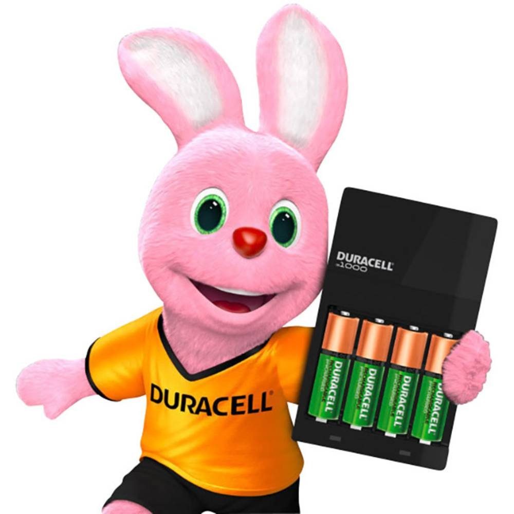 Duracell CEF14 Rundzellen-Ladegerät NiMH Micro (AAA), Mignon (AA) DUR118577 Rundzellen-Lader (Minus-Delta-U Abschaltung, Minus-Delta-T Abschaltung)