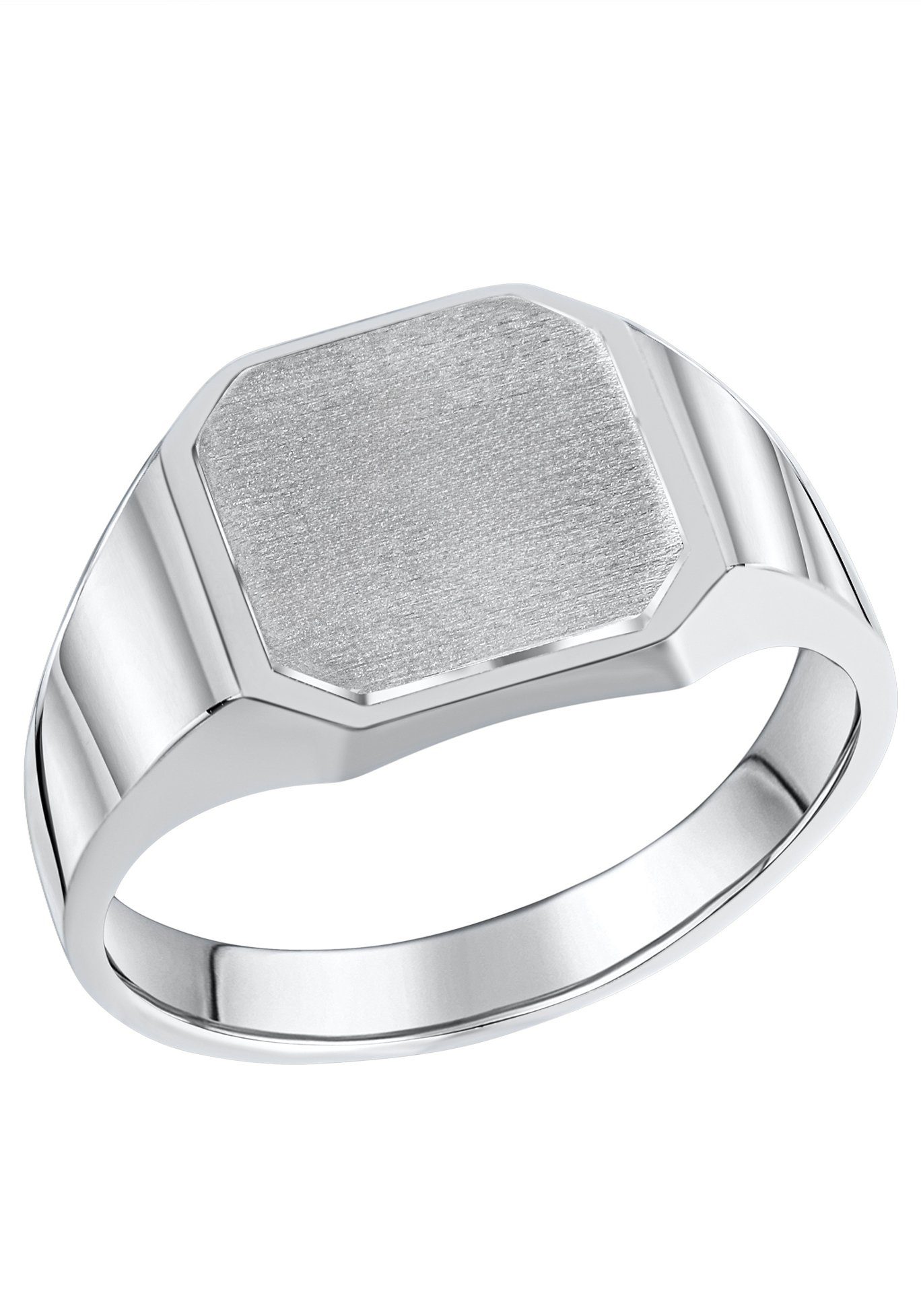 mit Weihnachten Schmuck mit Ring Gravur silberfarben Monogramm, Firetti per Geburtstag Geschenk 925 Mail, Anlass Silber Valentinstag deinem Siegelring GRAVURwunsch