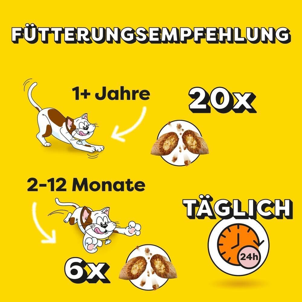 Dreamies DREAMIES™ Rind 6 x 60g, Snack für: Katze