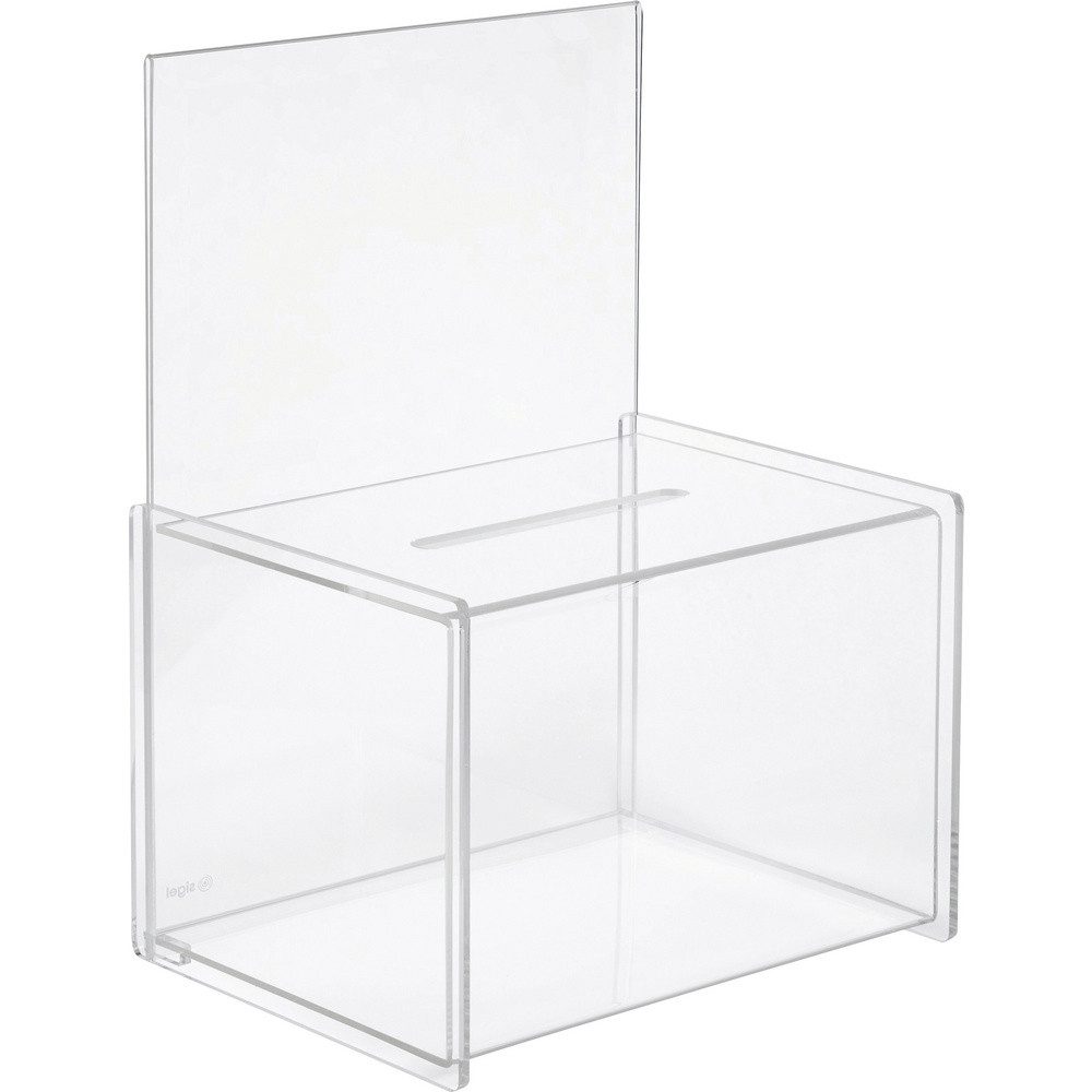 Sigel Aufbewahrungsbox Sigel Aktionsbox mit Einwurf VA150 Transparent (B x H x T) 225 x 310