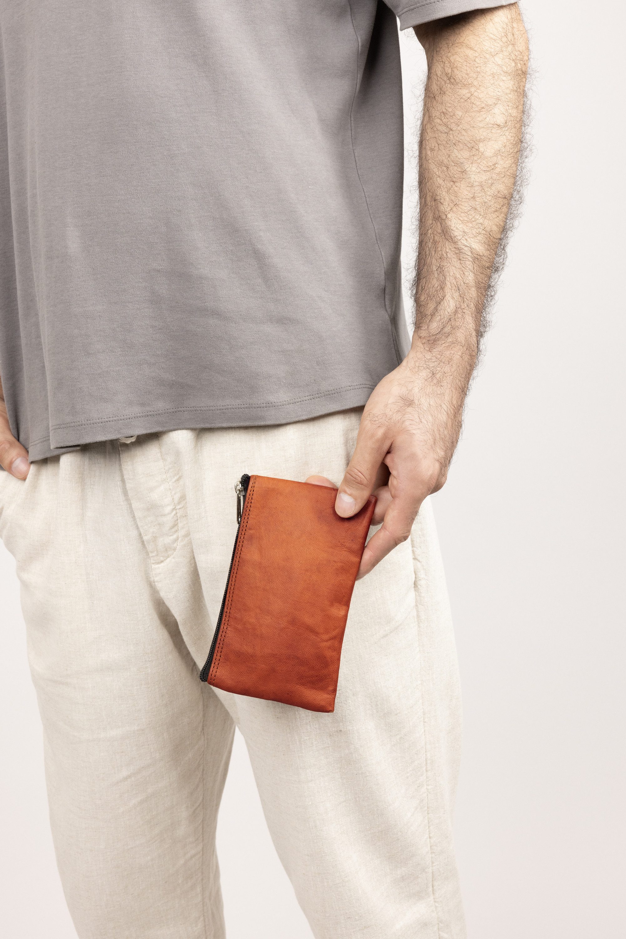 Gusti Leder Geldbörse Gusti Leder Schminktasche Lucy (Querformat, 1-tlg., Querformat)