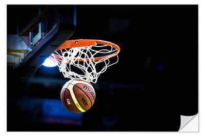 Posterlounge Wandfolie Editors Choice, Basketballspiel, Fitnessraum Fotografie
