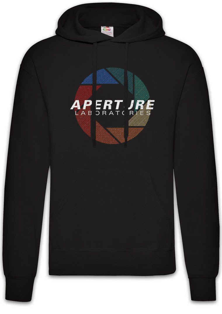 Hoodie Aperture Laboratories Logo B Herren Hoodie Science Logo Labs Game