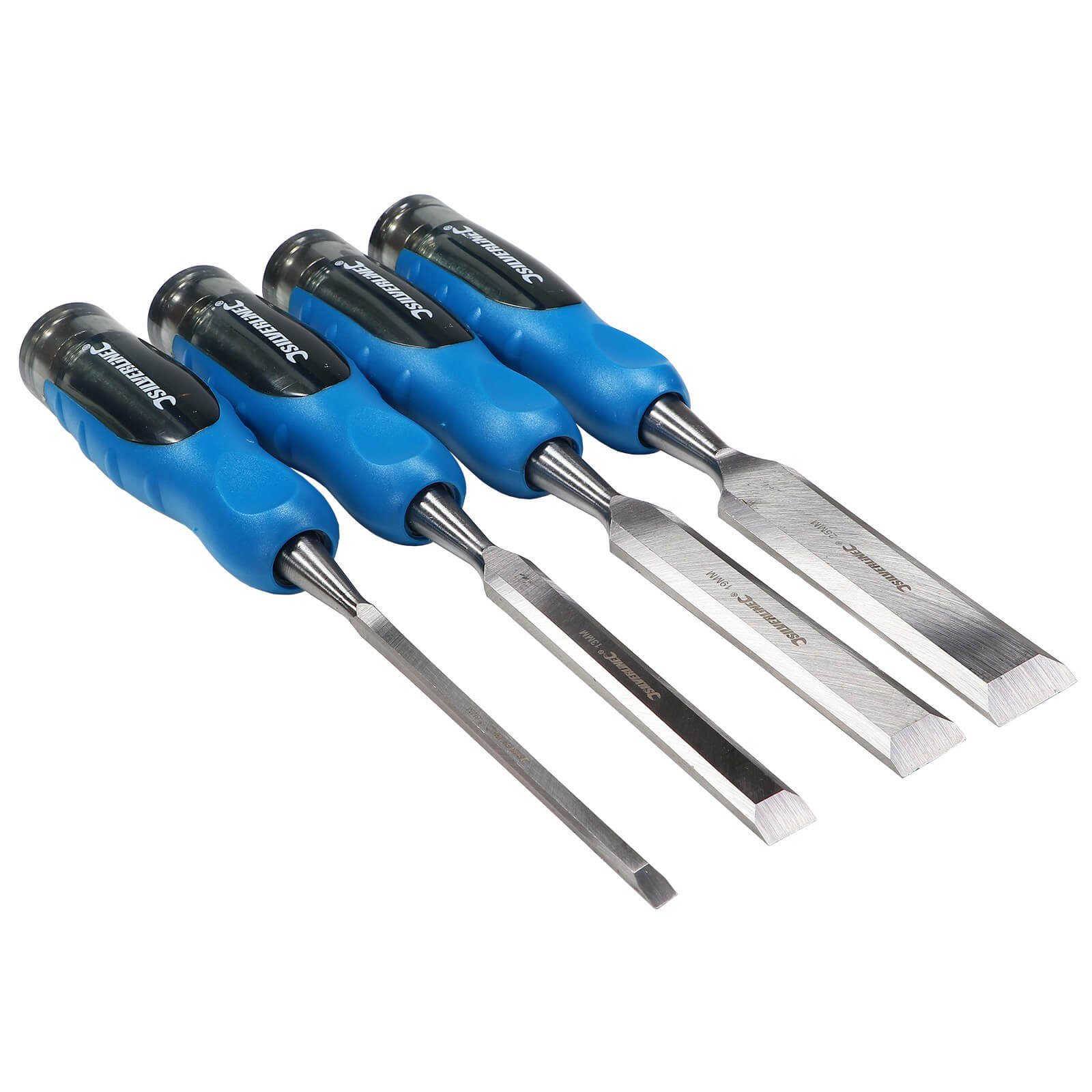 Silverline Долото Silverline Profi Долото Satz 4 teilig 6mm 13mm 19mm 25mm, (4-tlg), Holzbeitel Set