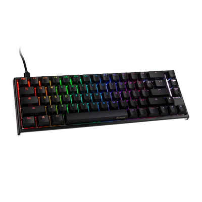 Ducky ONE 2 SF MX-Black Gaming-Tastatur (RGB LED Beleuchtung, US-Layout, TKL-Mini-Version)