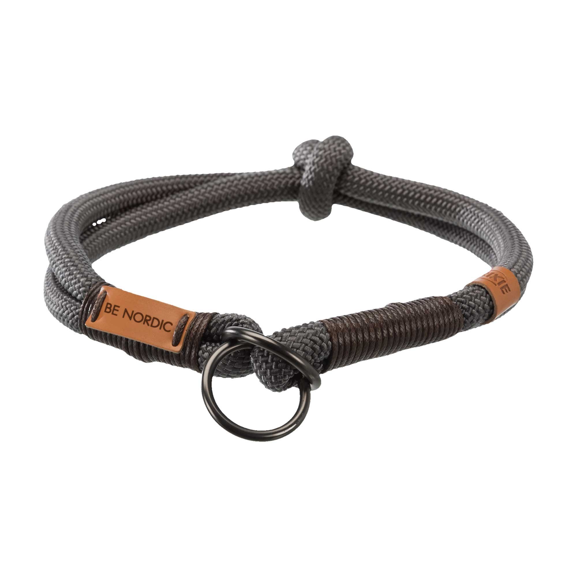 TRIXIE Hunde-Halsband Zugstopp Hundehalsband BE NORDIC, gewebtem Tau, verschiedene Größen