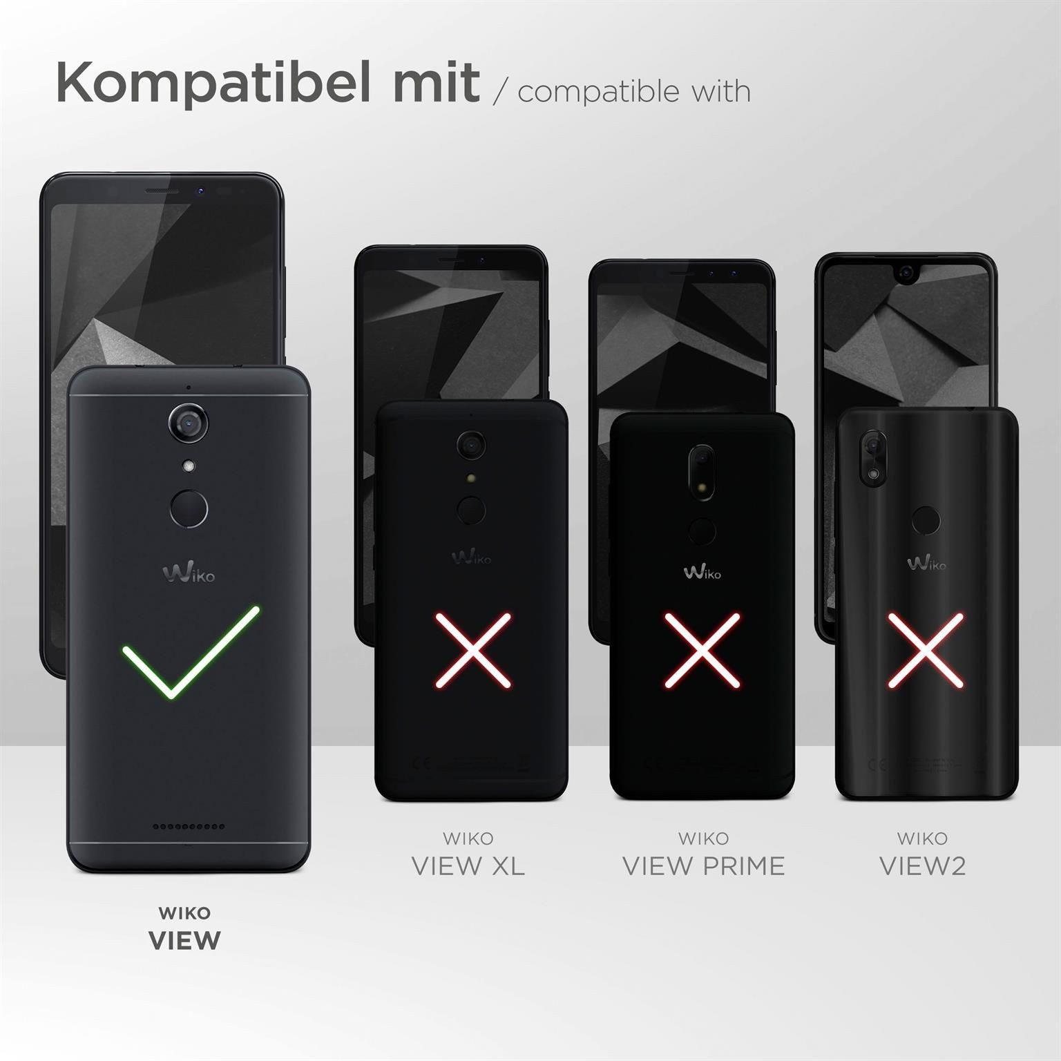 ONEFLOW Handyhülle für Wiko View Wasserdichte Tasche BeachBag Schwarz 5,7 Zoll, Hülle mit Touch Kamera Fenster IPX8 Unterwasser-Tasche zum Schwimmen