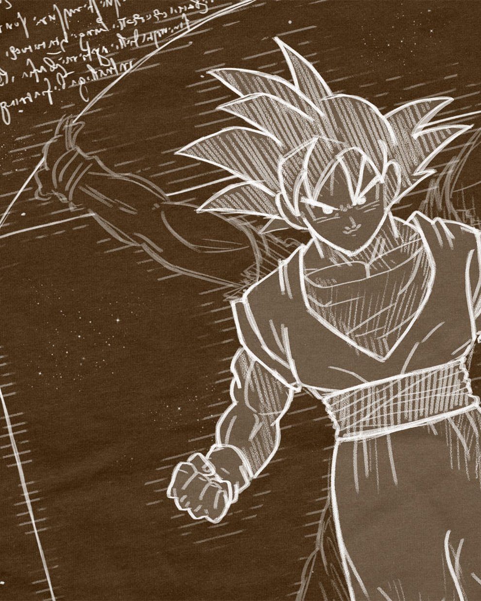 style3 T-Shirt Vitruvianischer Son-Goku da vinci günstig online kaufen