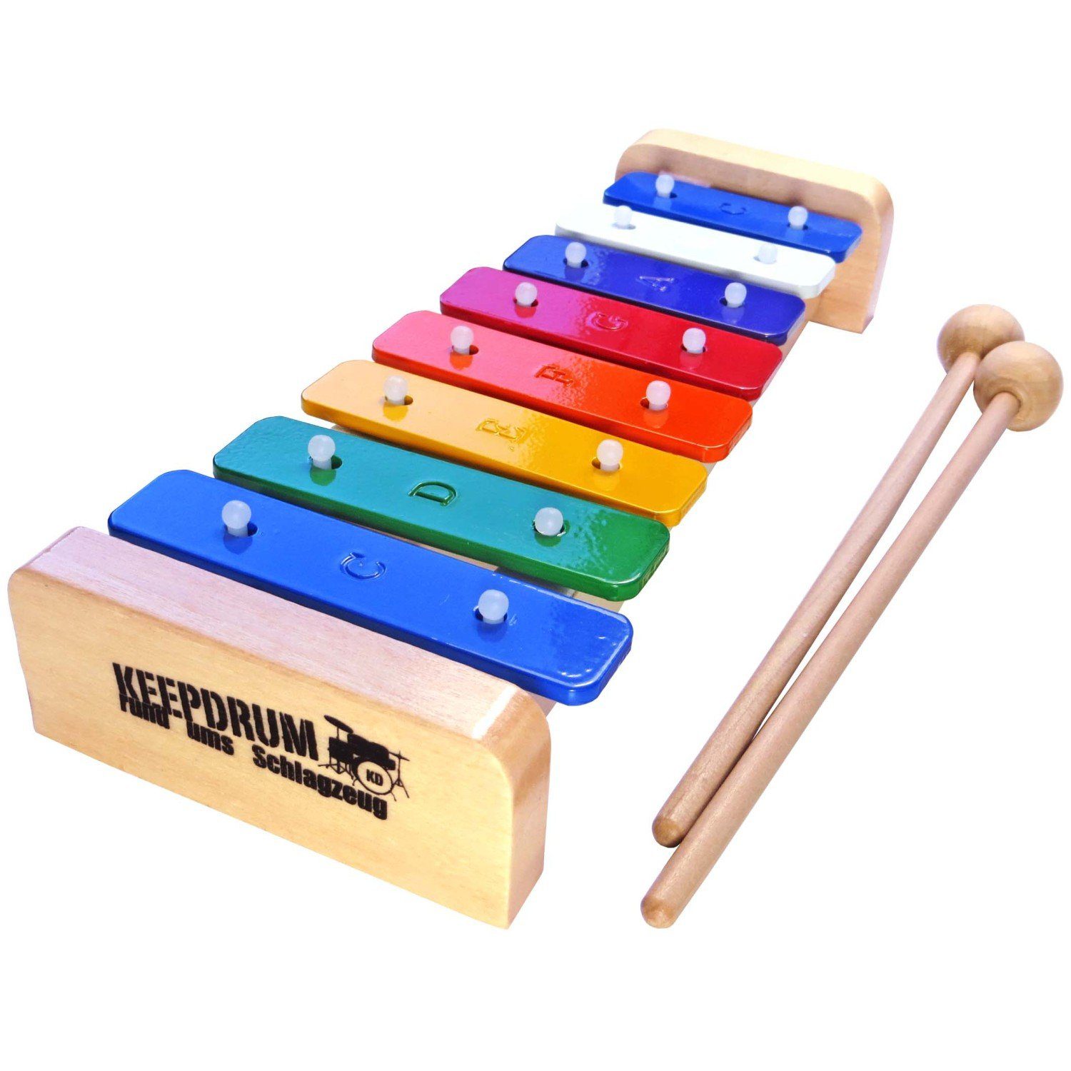 keepdrum Glockenspiel keepdrum KGS2 Glockenspiel für Kinder