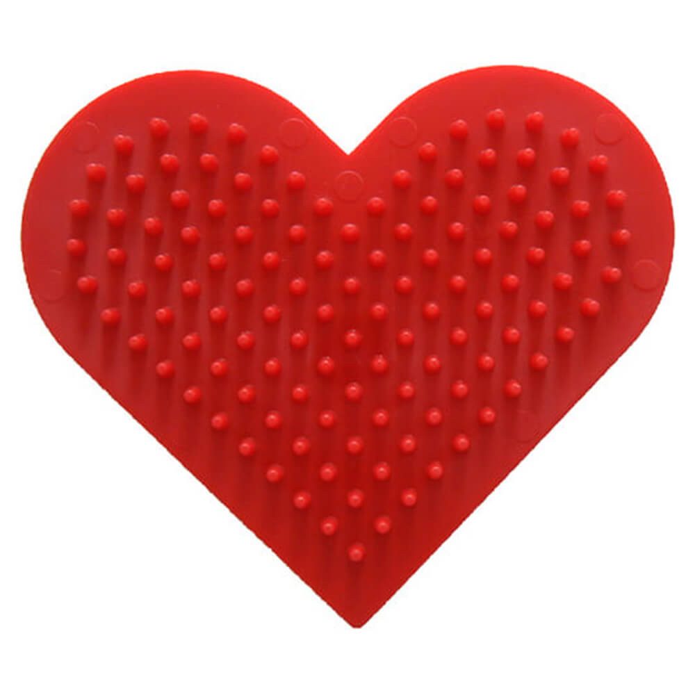 Hama Bügelperlen Hama Midi-Stiftplatte kl. Herz, rot
