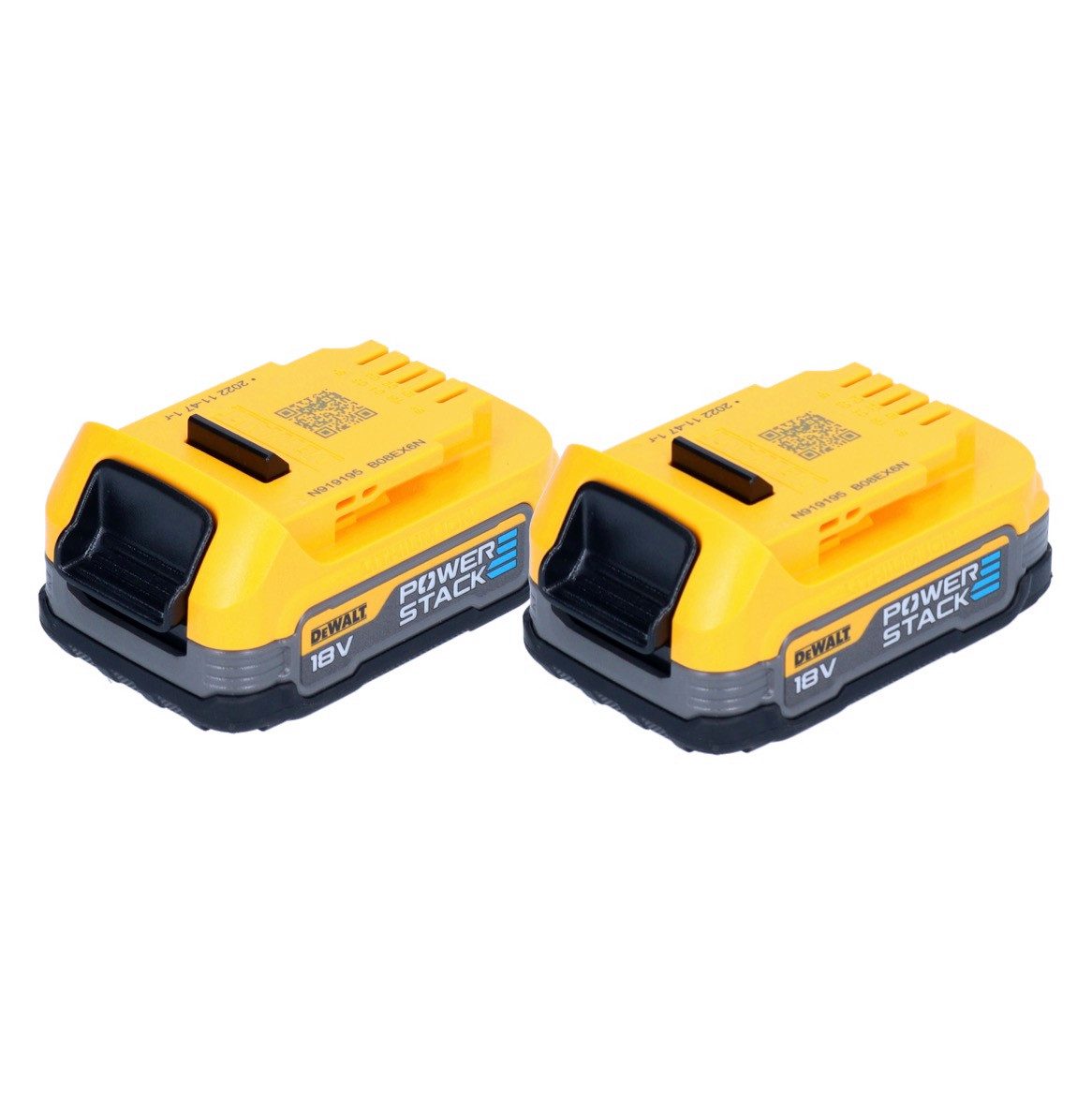 DeWalt Akku Set DCBP 034 E2 2x Powerstack Akku 18 V 1,7 Ah / 1700 mAh XR Li- Akkupacks
