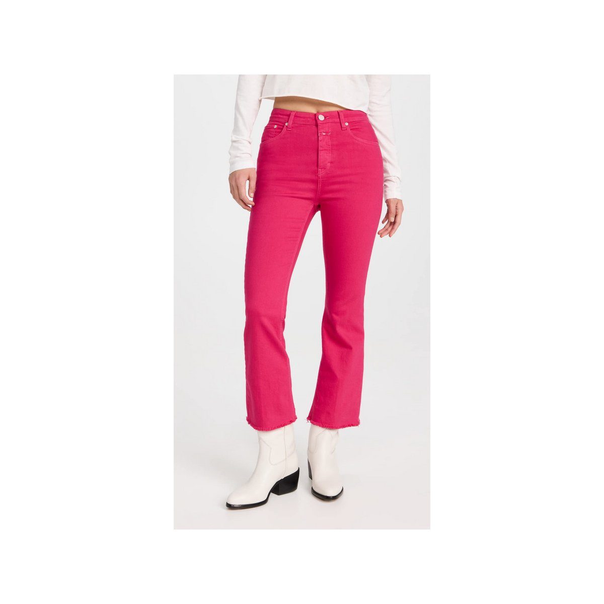 (1-tlg) pink CLOSED regular Stoffhose