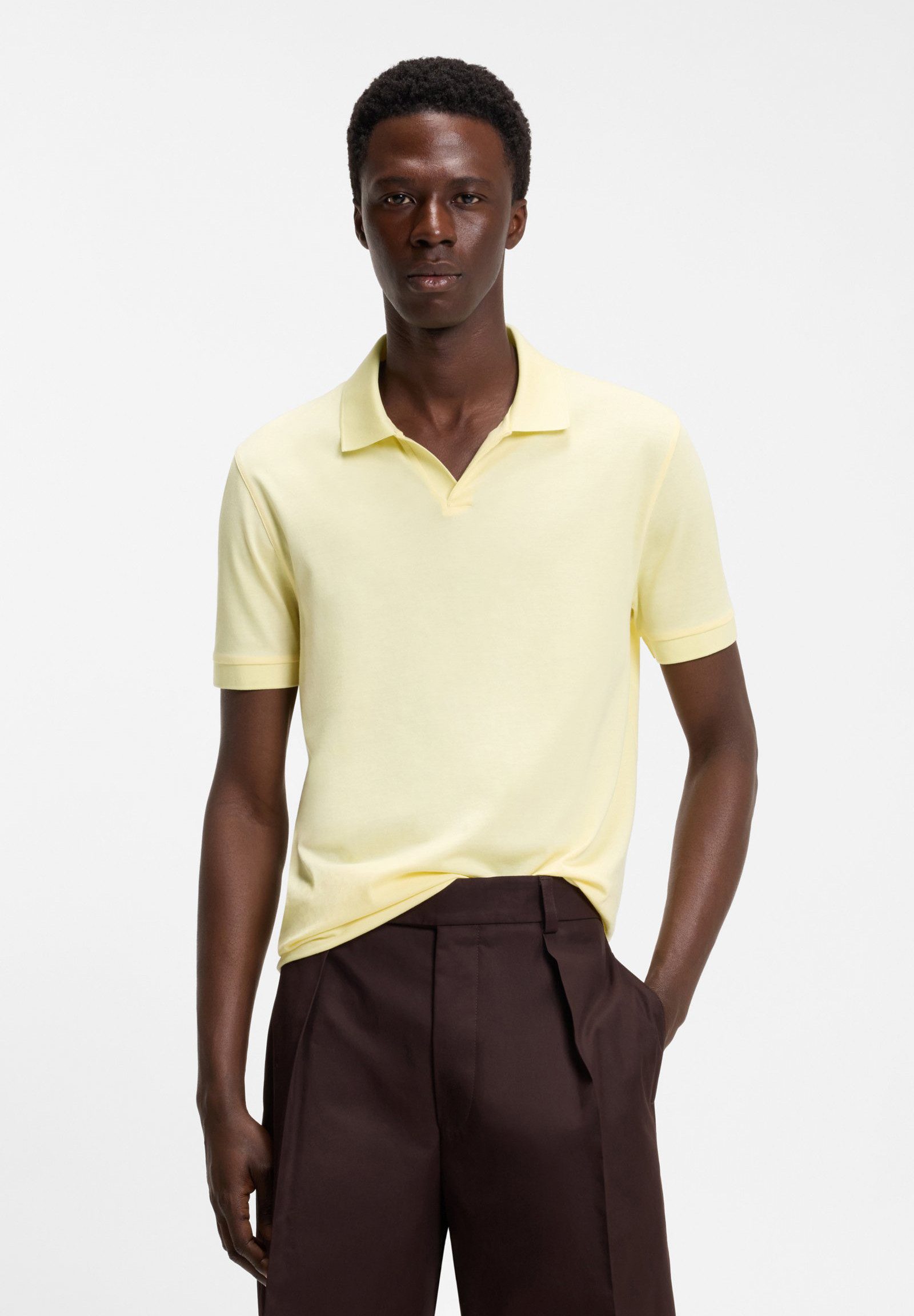 BOSS Poloshirt Ponti (1-tlg)