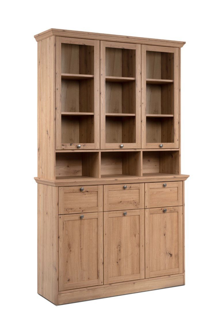 Finori Vitrine Buffetschrank Anrichte Timber, Artisan Oak