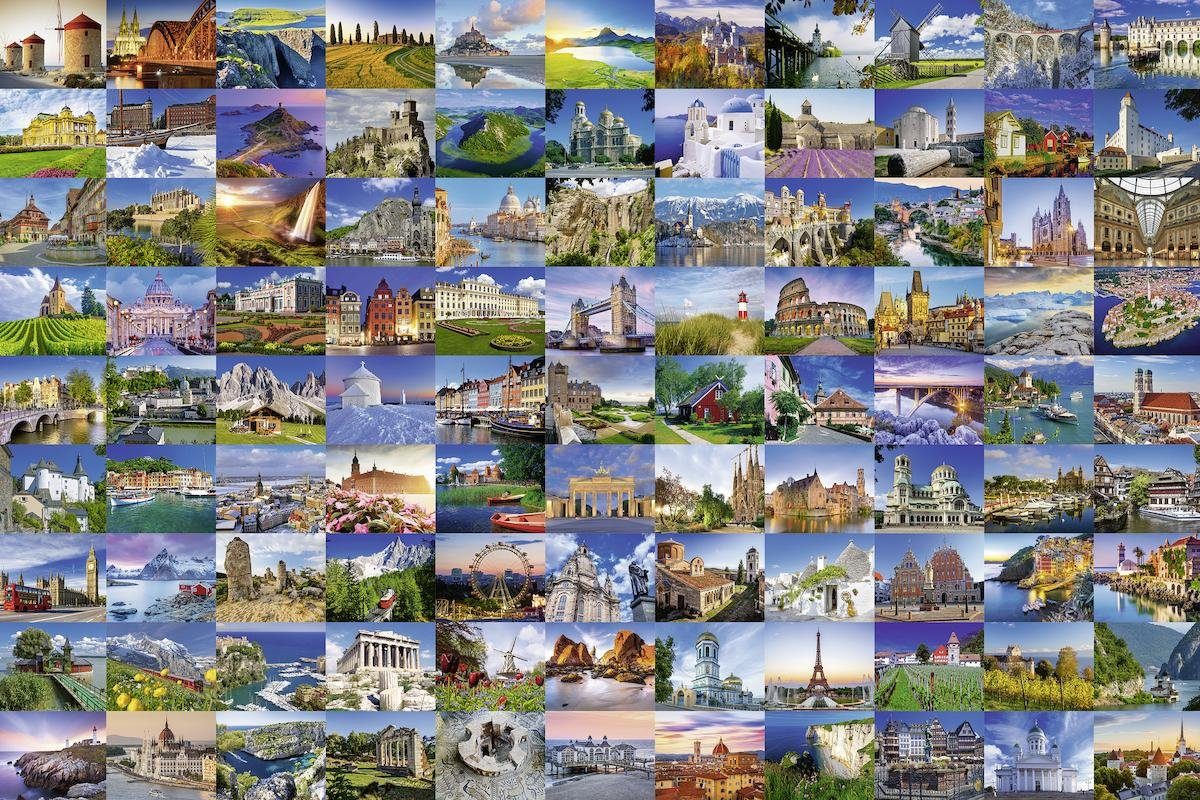 Ravensburger Puzzle 99 Beautiful Places weltweit in 3000 schützt - Germany, Puzzleteile, - Wald in FSC® Made Europe