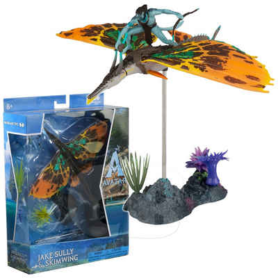 McFarlane Toys Actionfigur Avatar: The Way of Water, (Playset, mit 3 cm Jake Sully Figur und weiterem Zubehör), Jake Sully & Skimwing