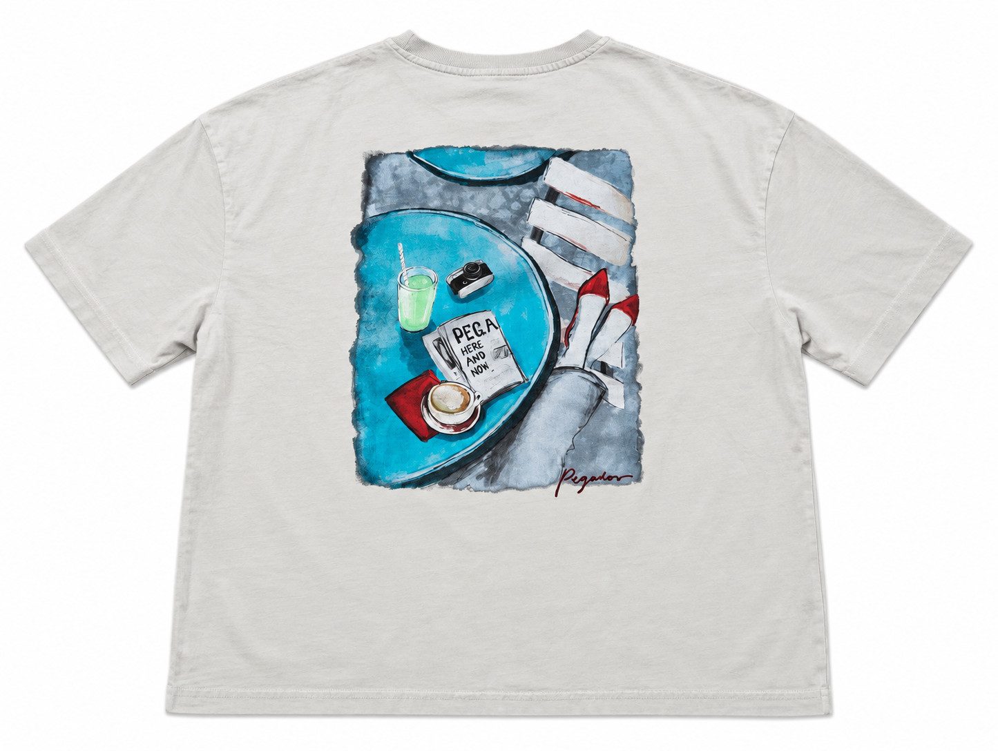 PEGADOR Kurzarmshirt PGDR-7449-389