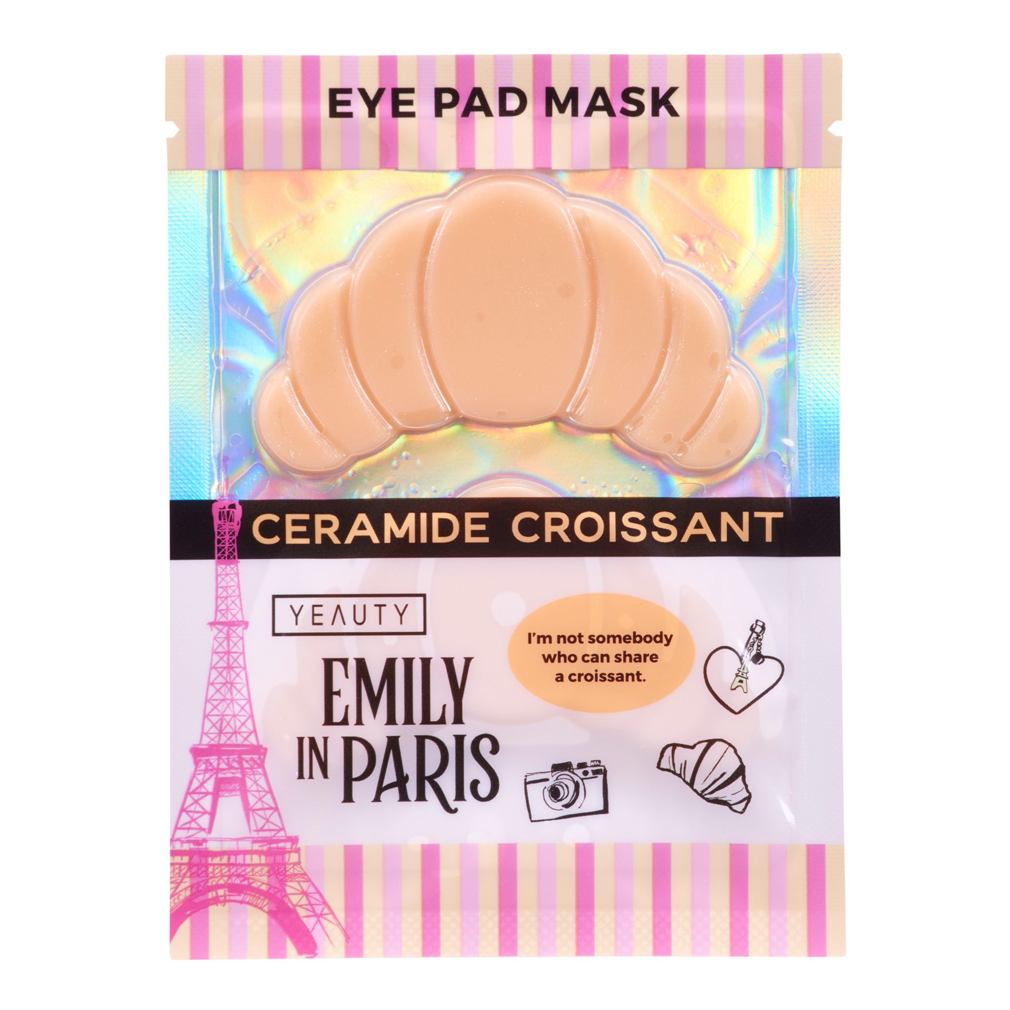 Yeauty Augenpads YEAUTY Emily in Paris EPM Ceramide Croissant - 1 Paar