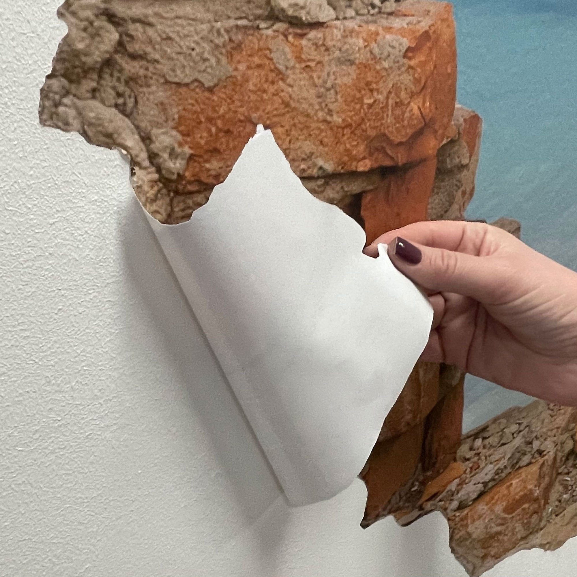 WallSpirit Wandtattoo Wanddurchbruch "Tiger", Selbstklebend, rückstandslos günstig online kaufen