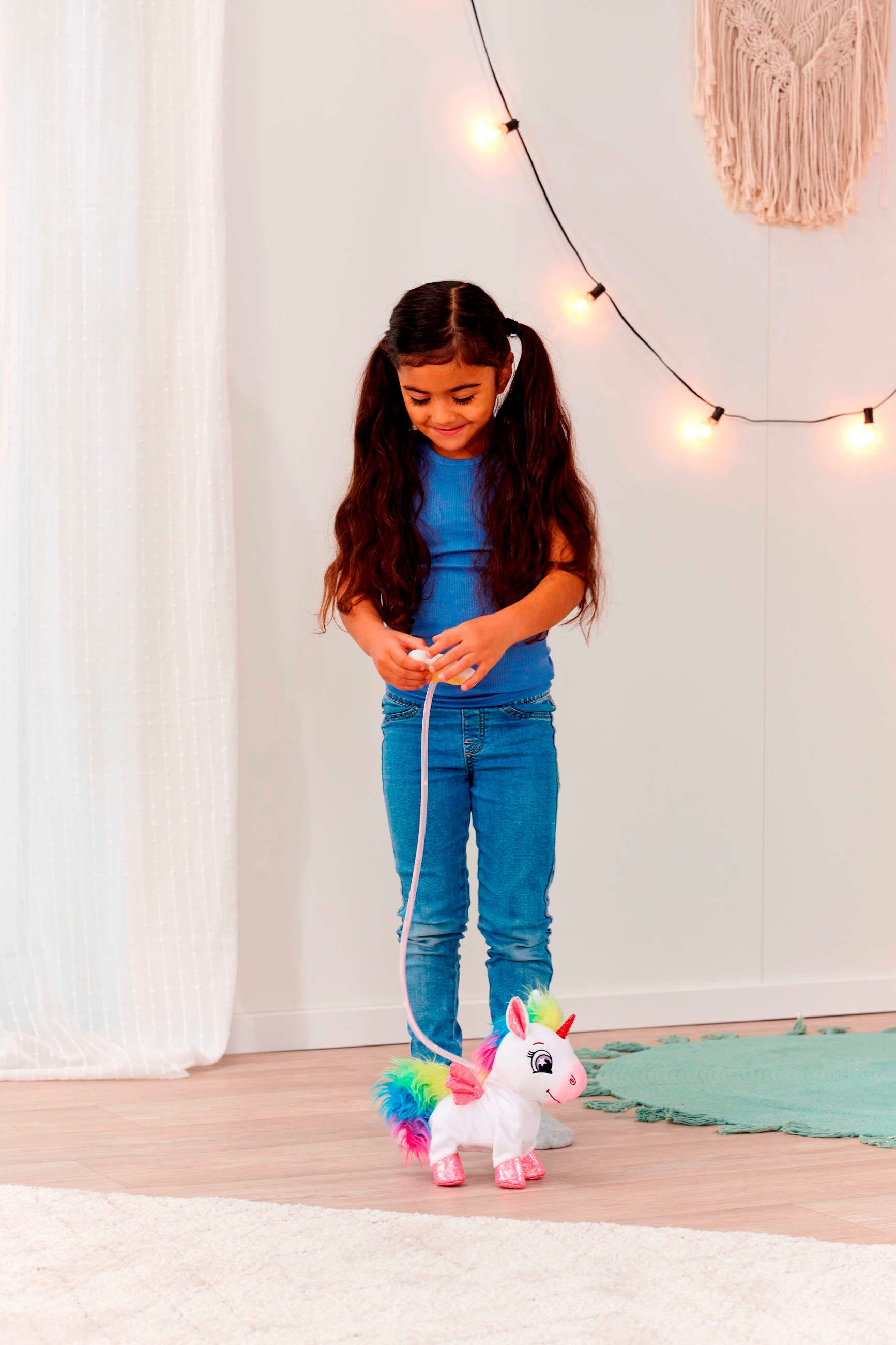 SIMBA Spielfigur PetZoo Rainbow Unicorn, mit Licht und Sound