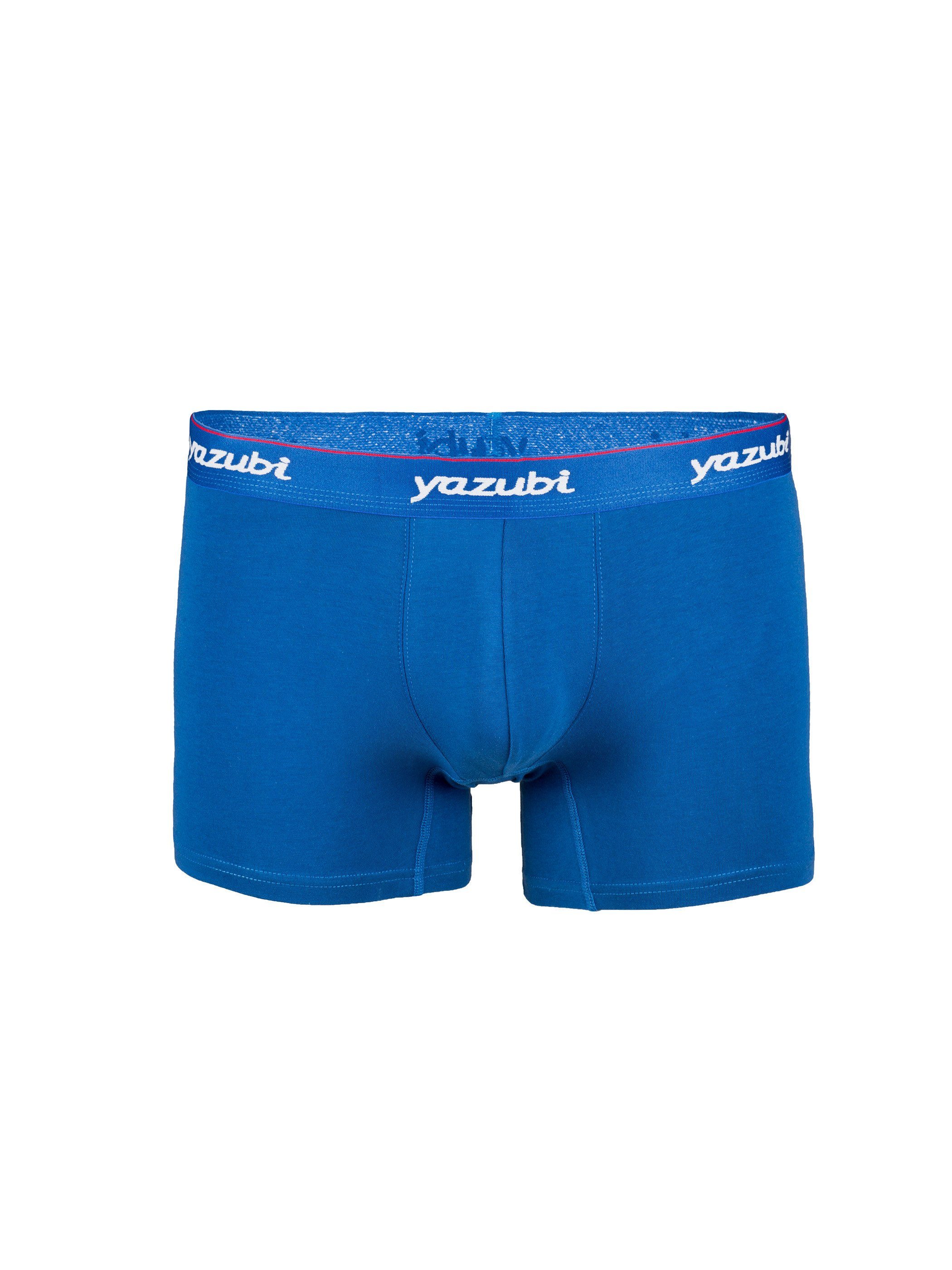 Yazubi Trunks Mix Yazubi Basic - long Boxershorts (Spar-Packung, Unterhosen 4er-Pack) 6141) bequeme im 4-St., (mix 4-Pack Baumwoll